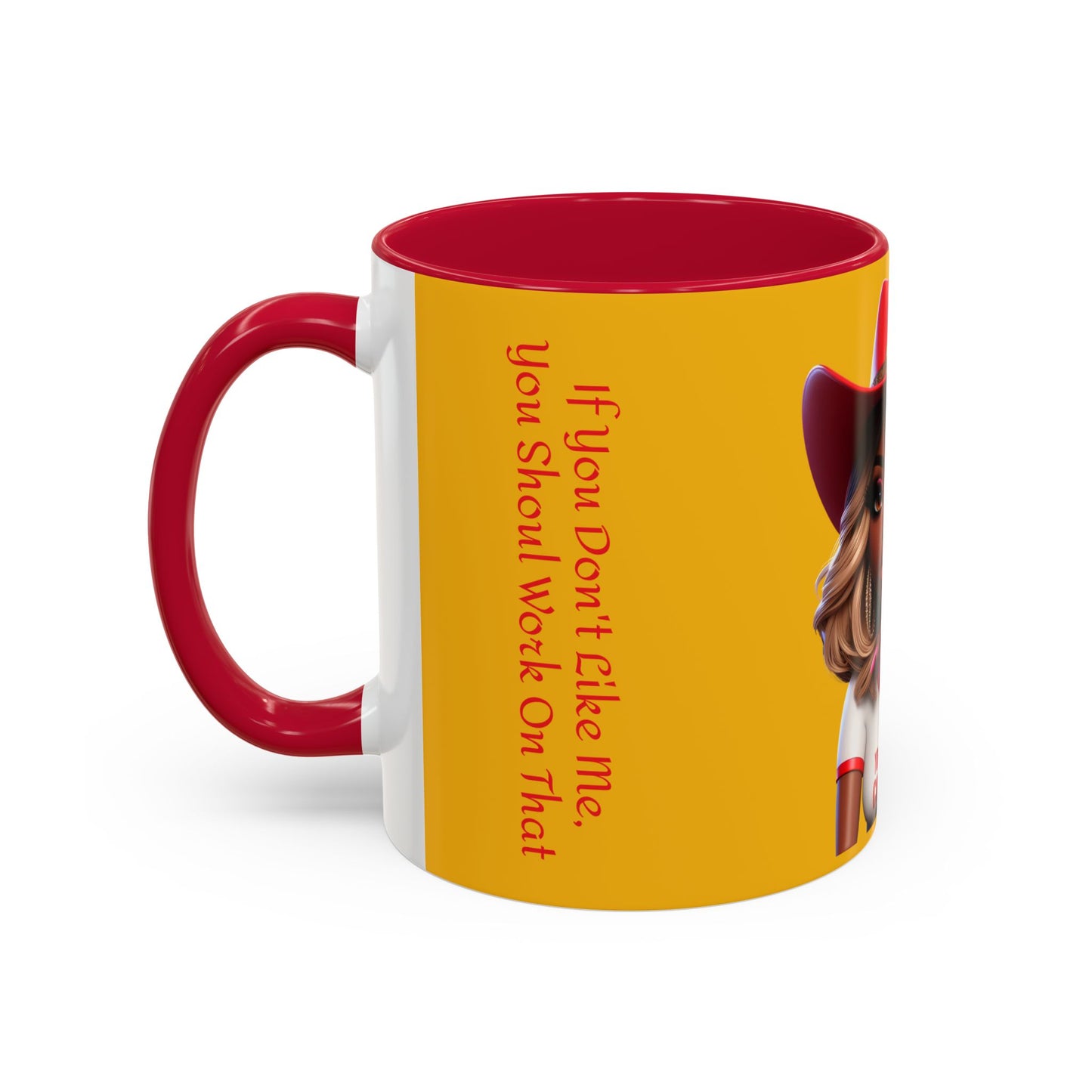 Bold Statement Mug, Coffee Cup for Confident Individuals, Gift for Friends, Inspirational Tea Mug, Black Handle, Fun Kitchen Decor