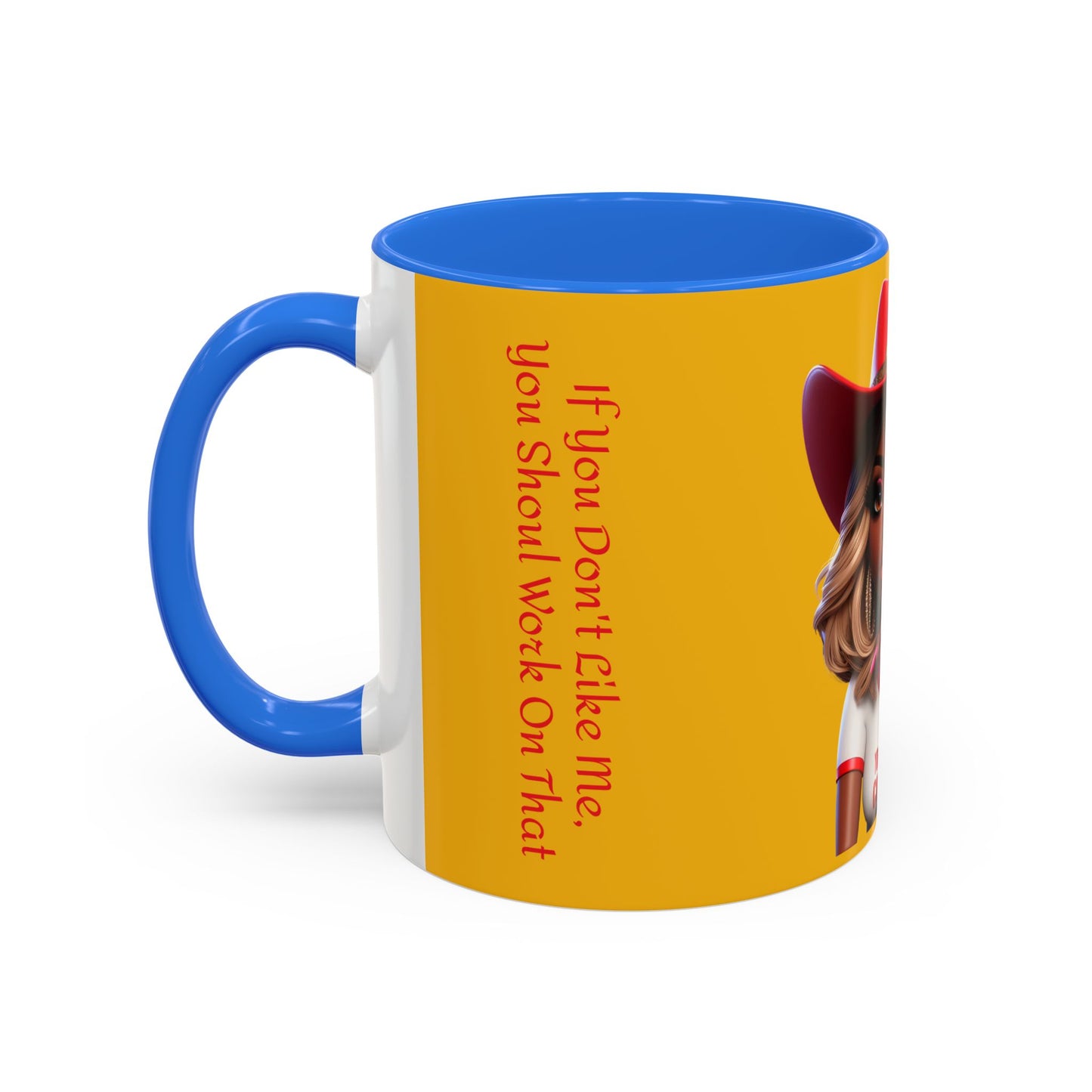 Bold Statement Mug, Coffee Cup for Confident Individuals, Gift for Friends, Inspirational Tea Mug, Black Handle, Fun Kitchen Decor