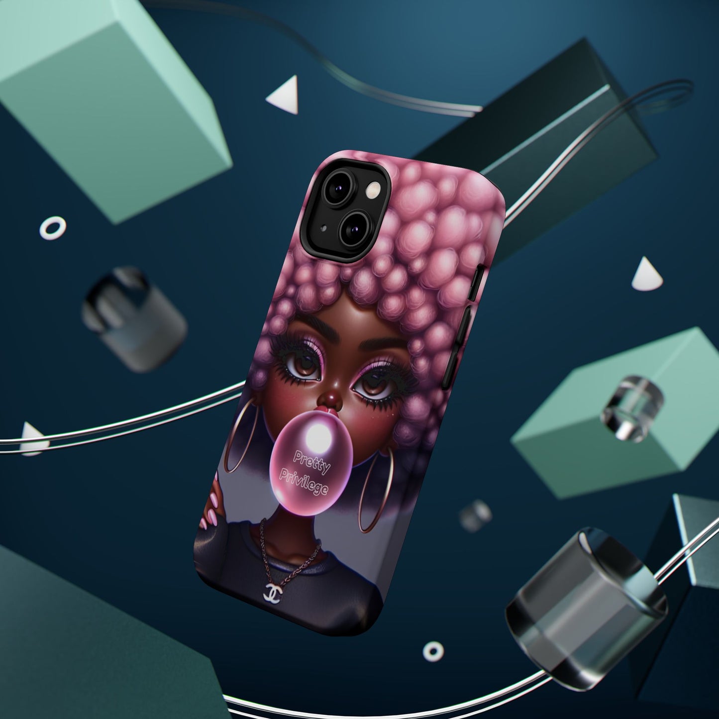 Vibrant Magnetic Tough Case - Pretty Privilege Design
