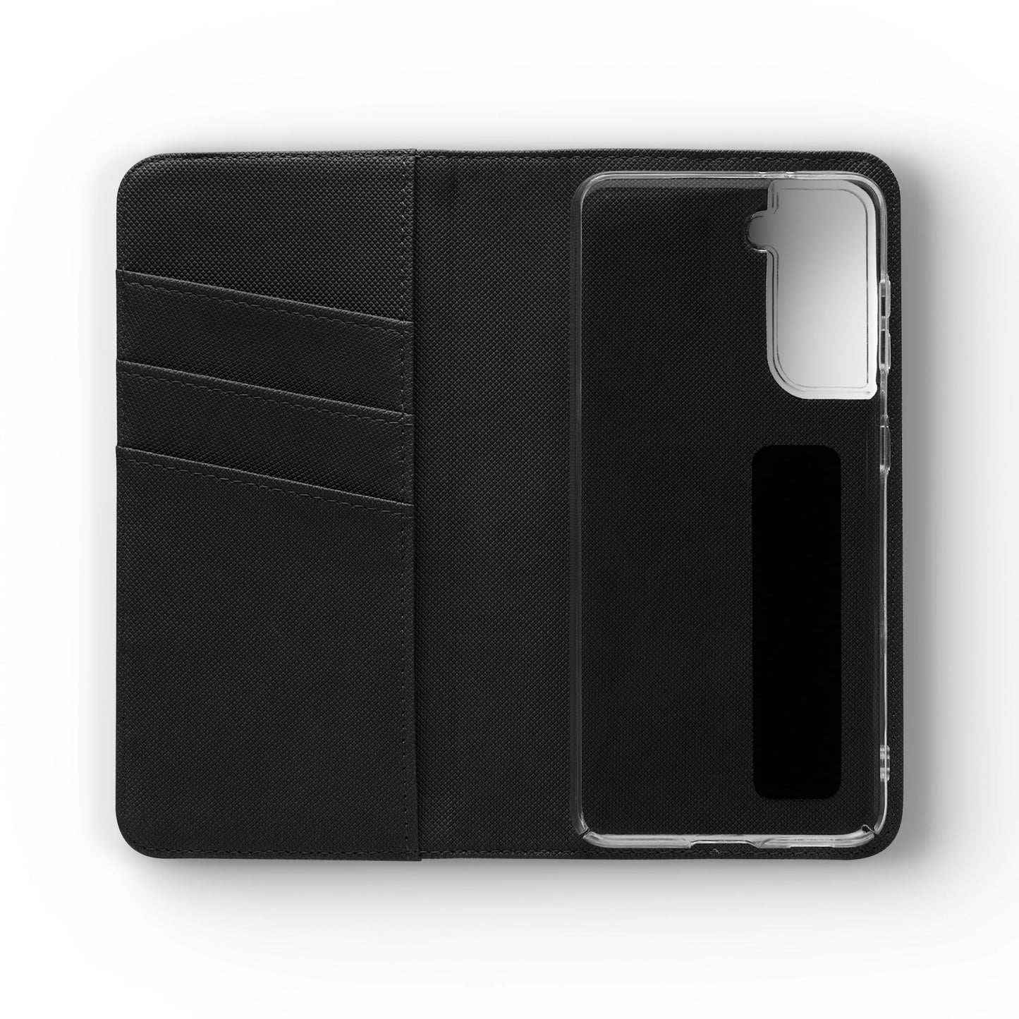 Empowered Businesswoman Flip Case - Stylish Phone Wallet Cover with Money Design
