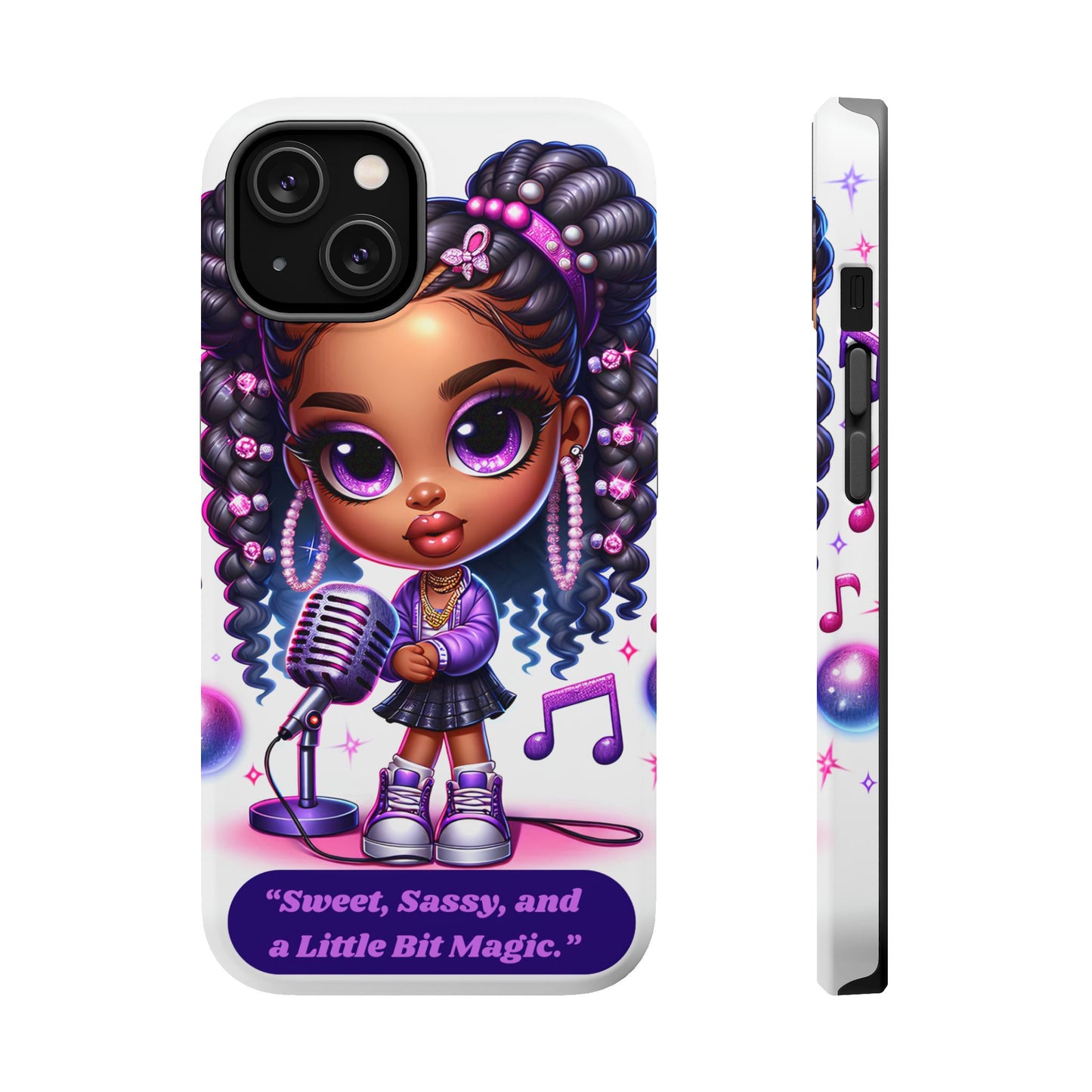 Sweet Sassy Magic Magnetic Tough Case - Cute Phone Cover for Teen Girls
