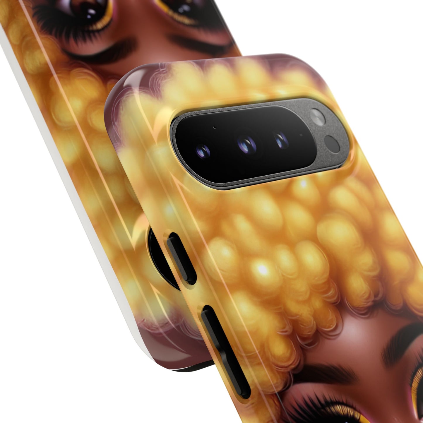 Ambitious Afro bubblegum iPhone Case - Tough Cases for Bold Expression