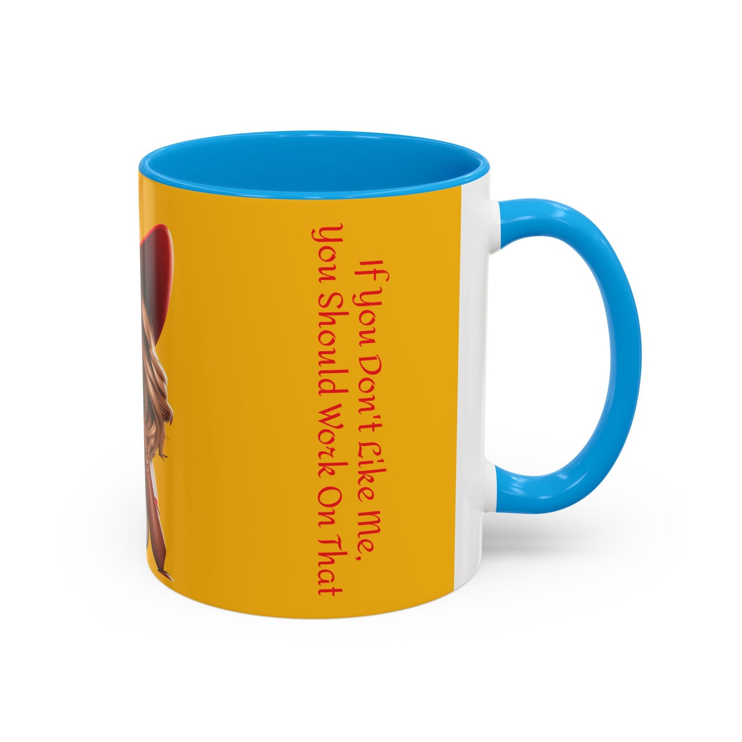 Bold Statement Mug, Coffee Cup for Confident Individuals, Gift for Friends, Inspirational Tea Mug, Black Handle, Fun Kitchen Decor