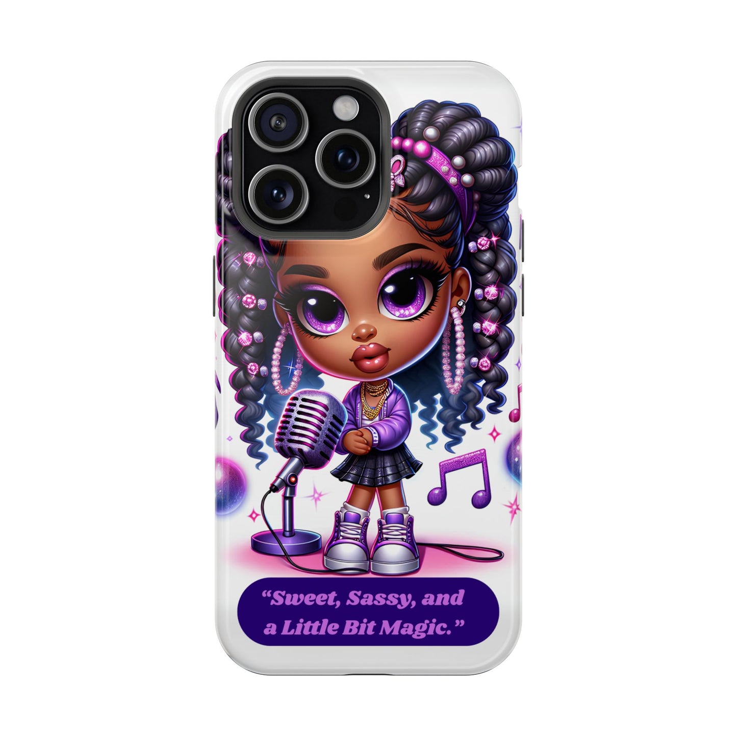 Sweet Sassy Magic Magnetic Tough Case - Cute Phone Cover for Teen Girls