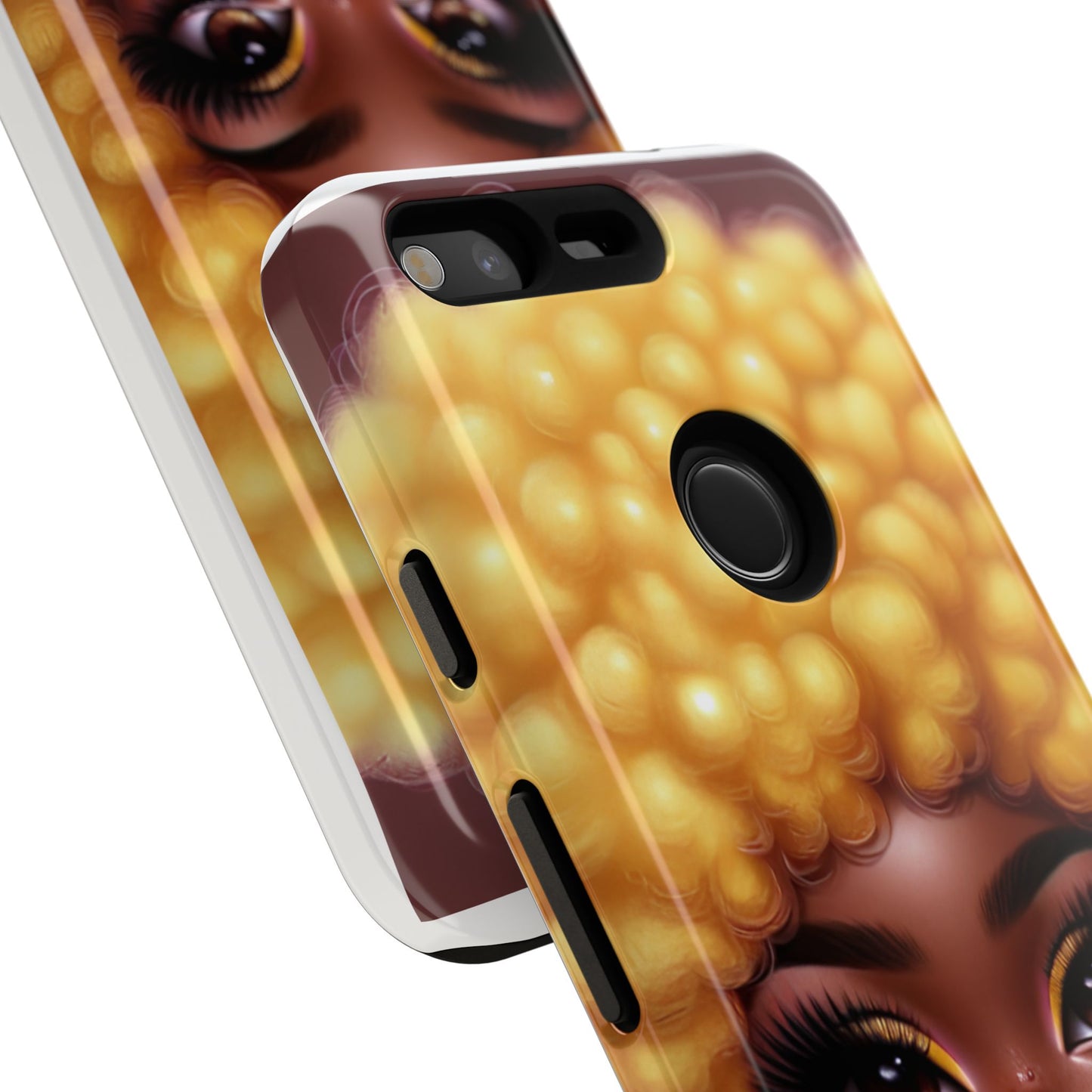 Ambitious Afro bubblegum iPhone Case - Tough Cases for Bold Expression
