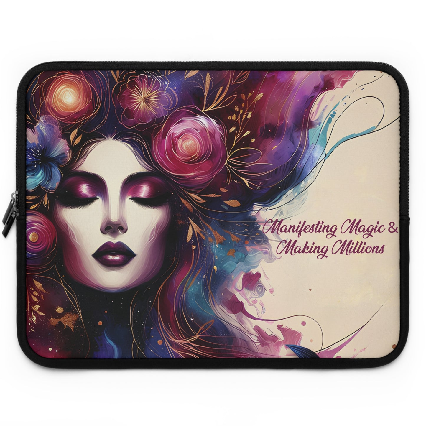 Manifesting Magic & Making Millions Laptop Sleeve | Trendy Laptop Case for Creatives