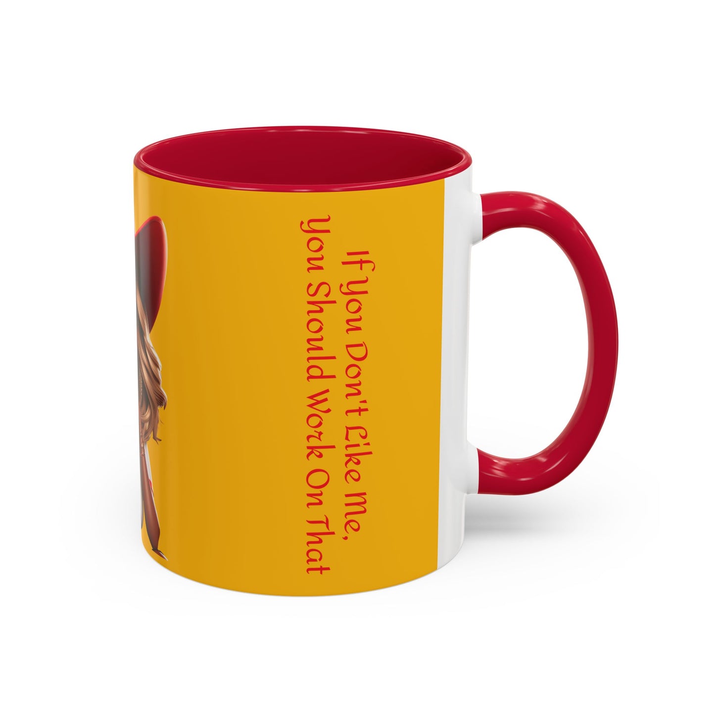 Bold Statement Mug, Coffee Cup for Confident Individuals, Gift for Friends, Inspirational Tea Mug, Black Handle, Fun Kitchen Decor
