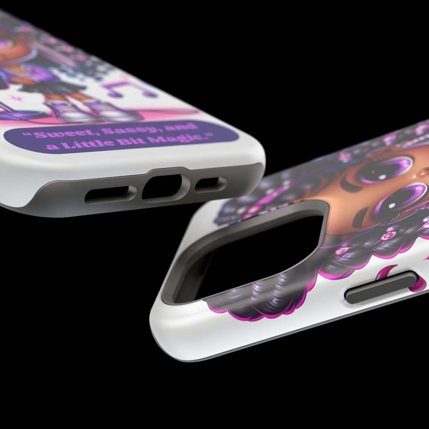 Sweet Sassy Magic Magnetic Tough Case - Cute Phone Cover for Teen Girls