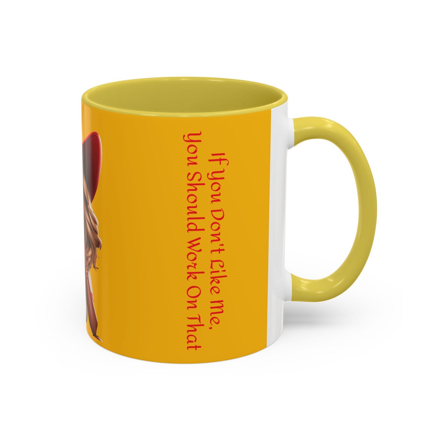 Bold Statement Mug, Coffee Cup for Confident Individuals, Gift for Friends, Inspirational Tea Mug, Black Handle, Fun Kitchen Decor