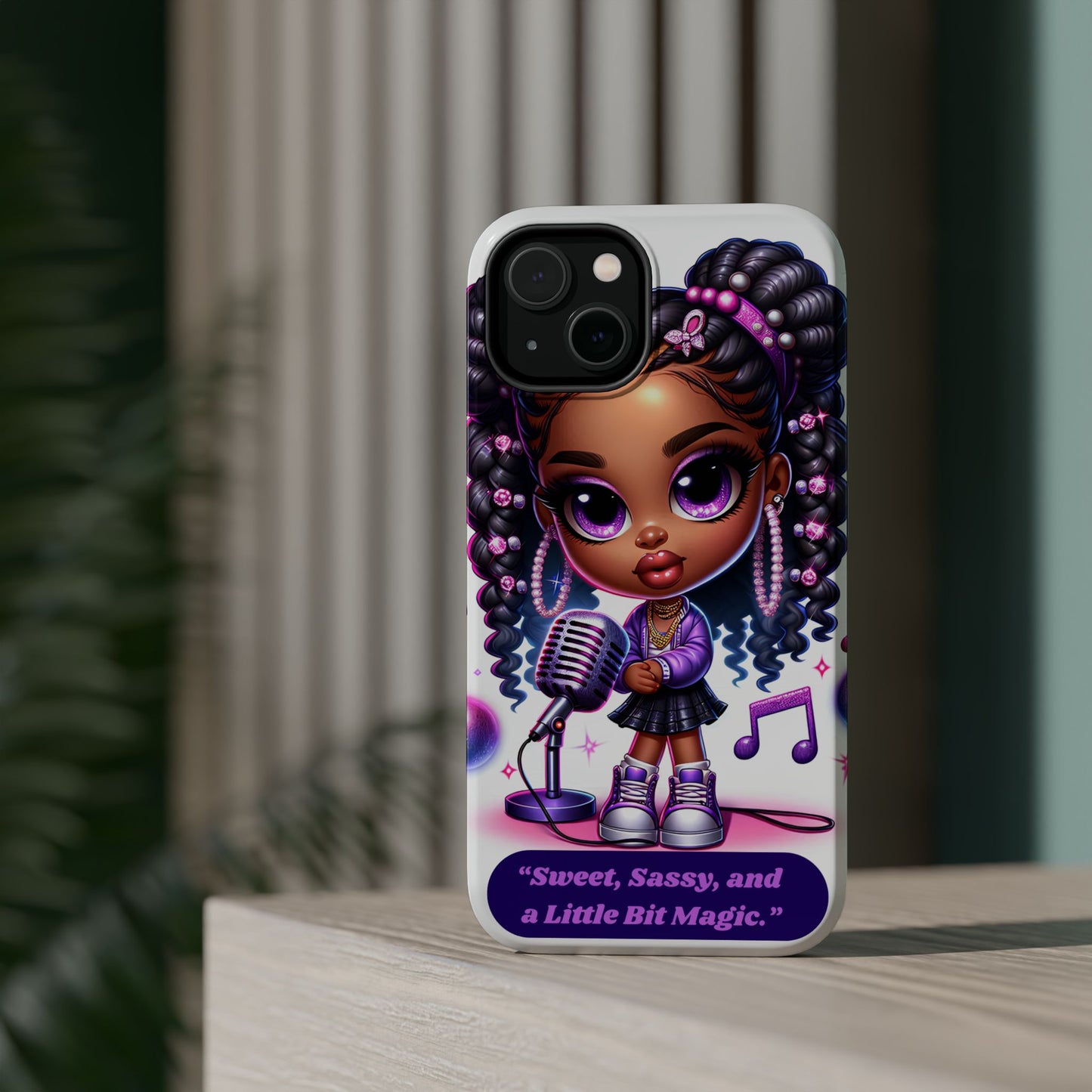 Sweet Sassy Magic Magnetic Tough Case - Cute Phone Cover for Teen Girls