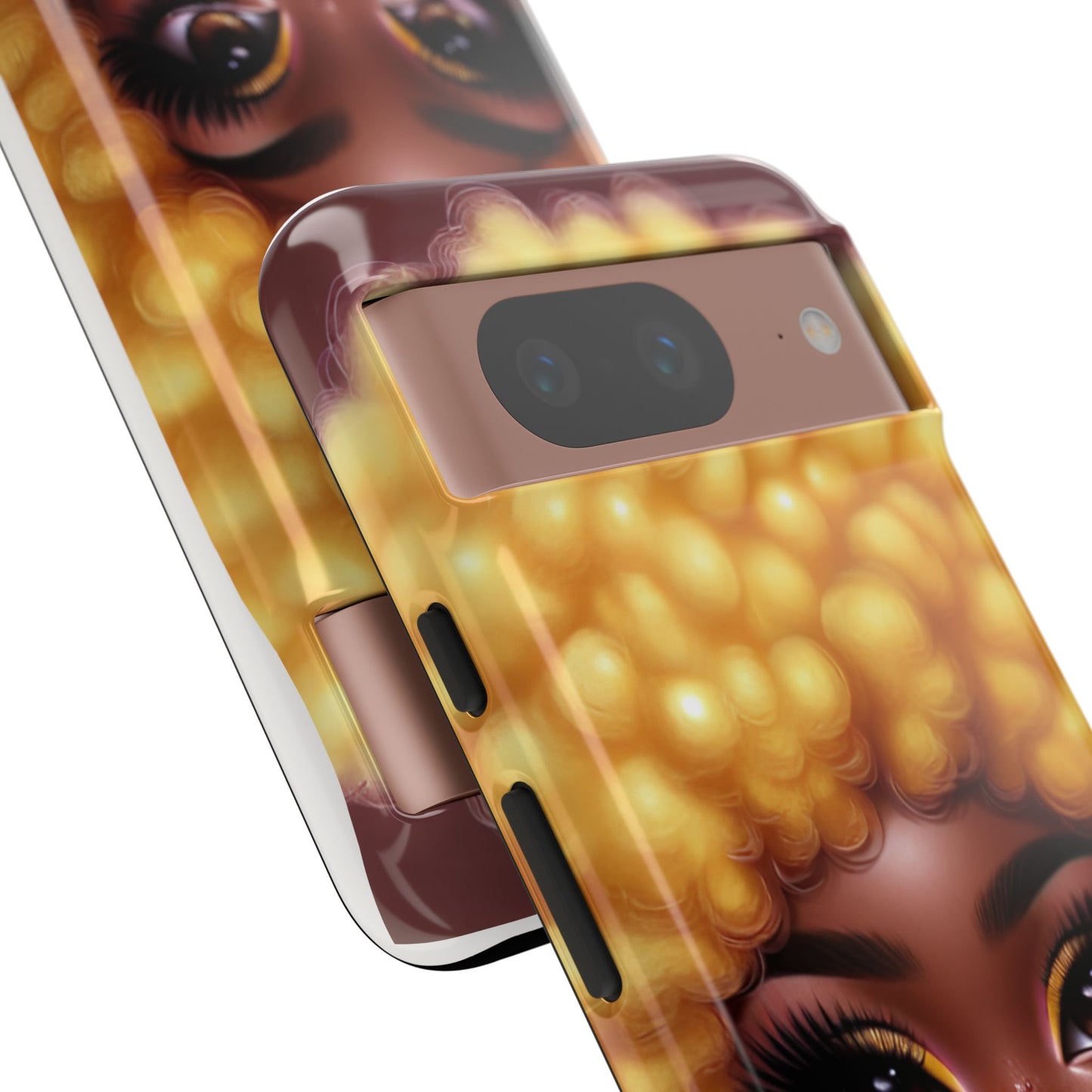 Ambitious Afro bubblegum iPhone Case - Tough Cases for Bold Expression