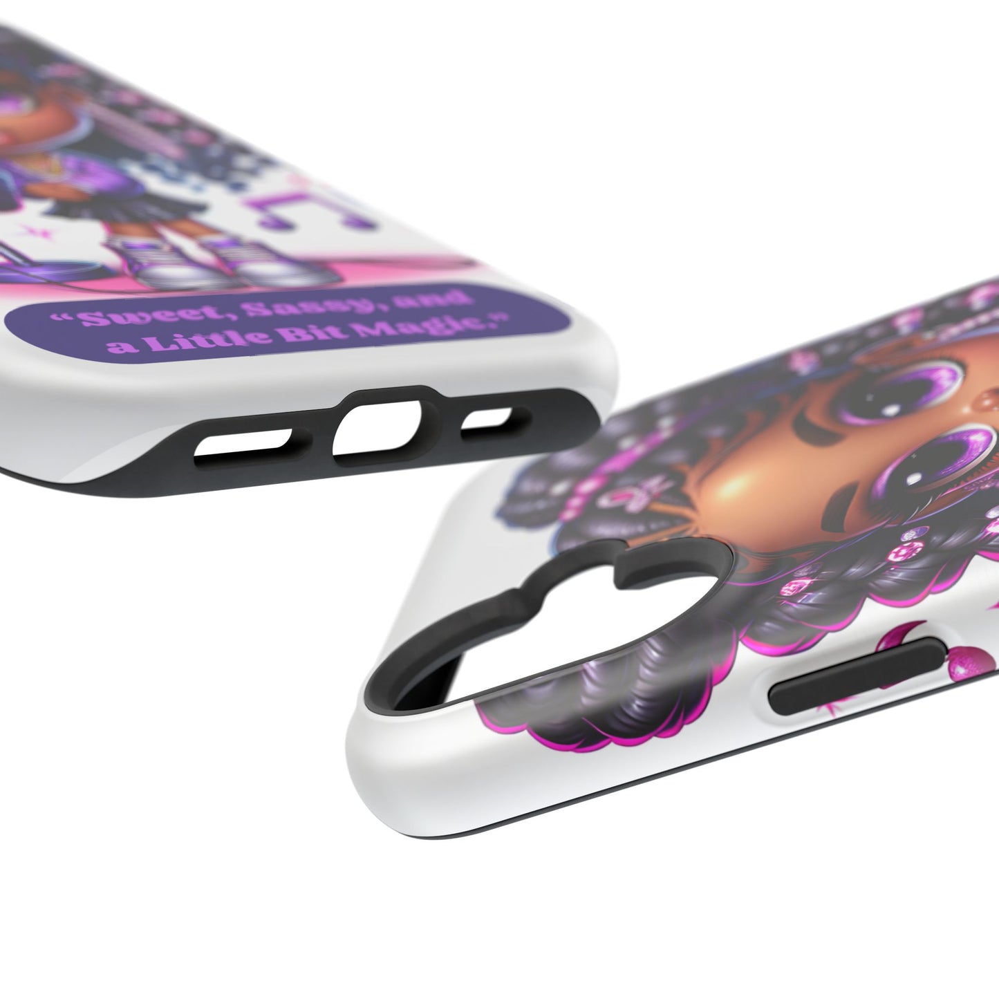 Sweet Sassy Magic Magnetic Tough Case - Cute Phone Cover for Teen Girls