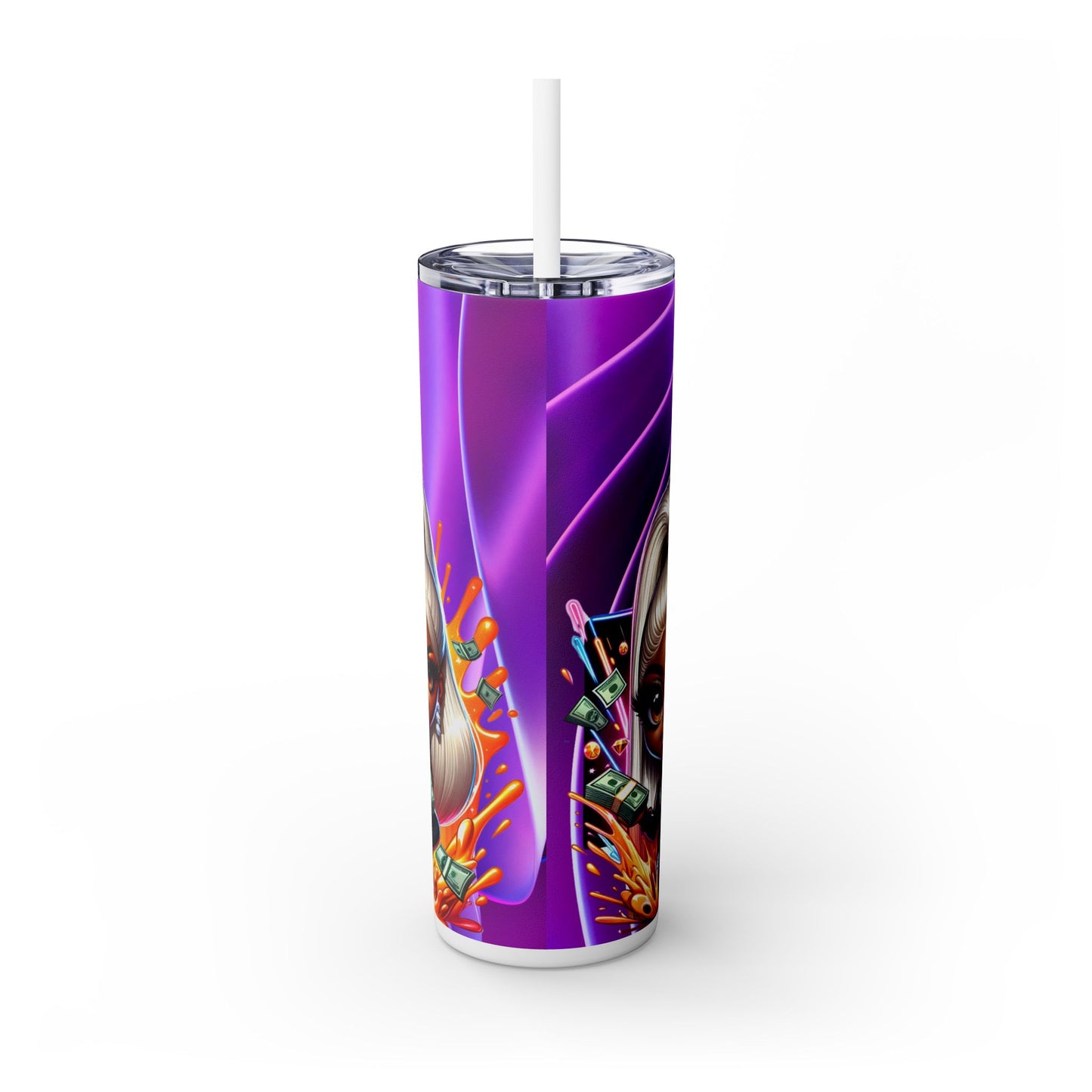 Manifest Manage Multiply Skinny Tumbler with Straw, 20oz | Motivational Drinkware, Inspirational Gift, Reusable Water Bottle, Office [...]