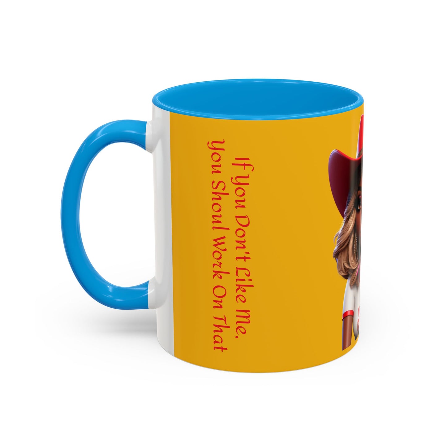 Bold Statement Mug, Coffee Cup for Confident Individuals, Gift for Friends, Inspirational Tea Mug, Black Handle, Fun Kitchen Decor