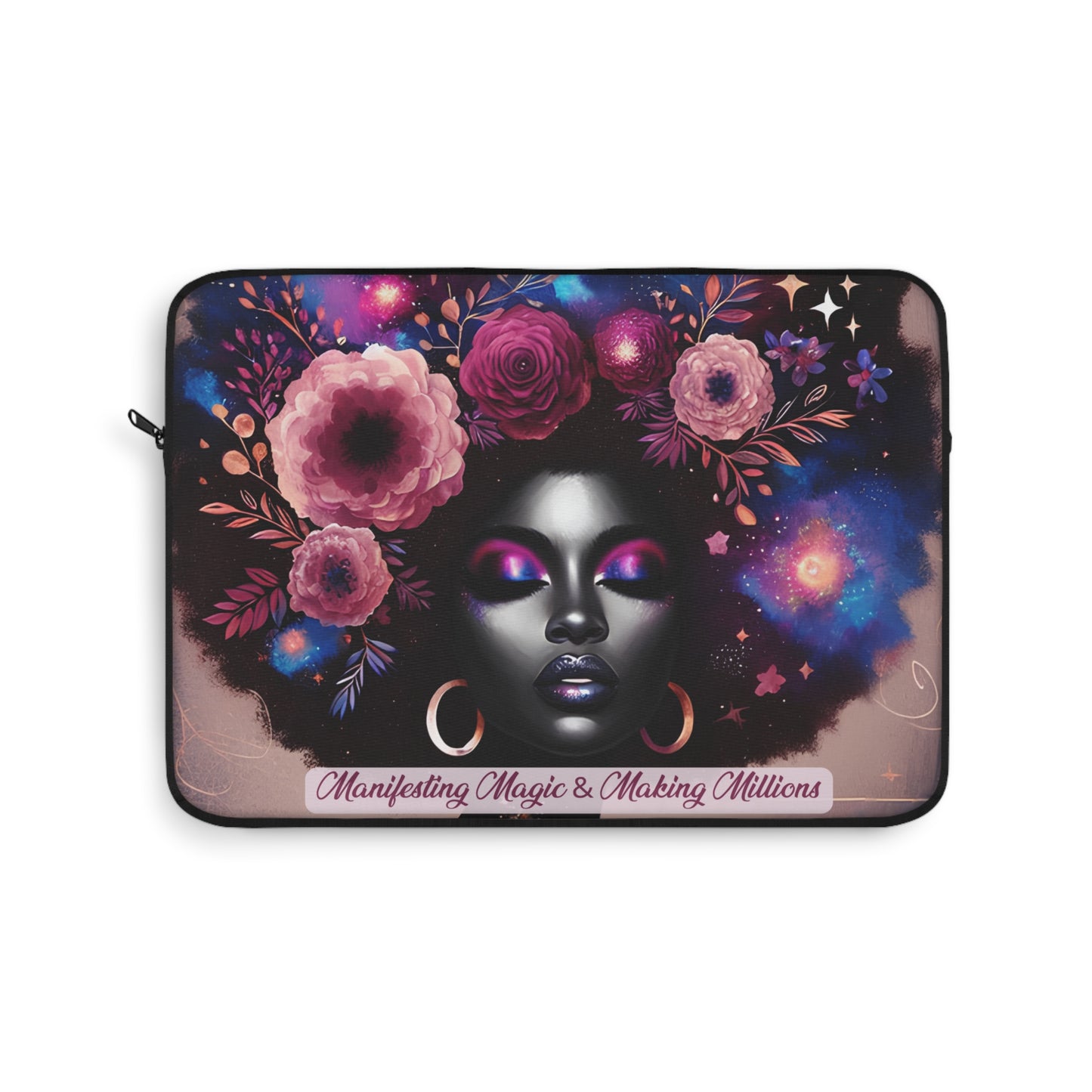 Bohemian Laptop Sleeve - 'Manifesting Magic & Making Millions'
