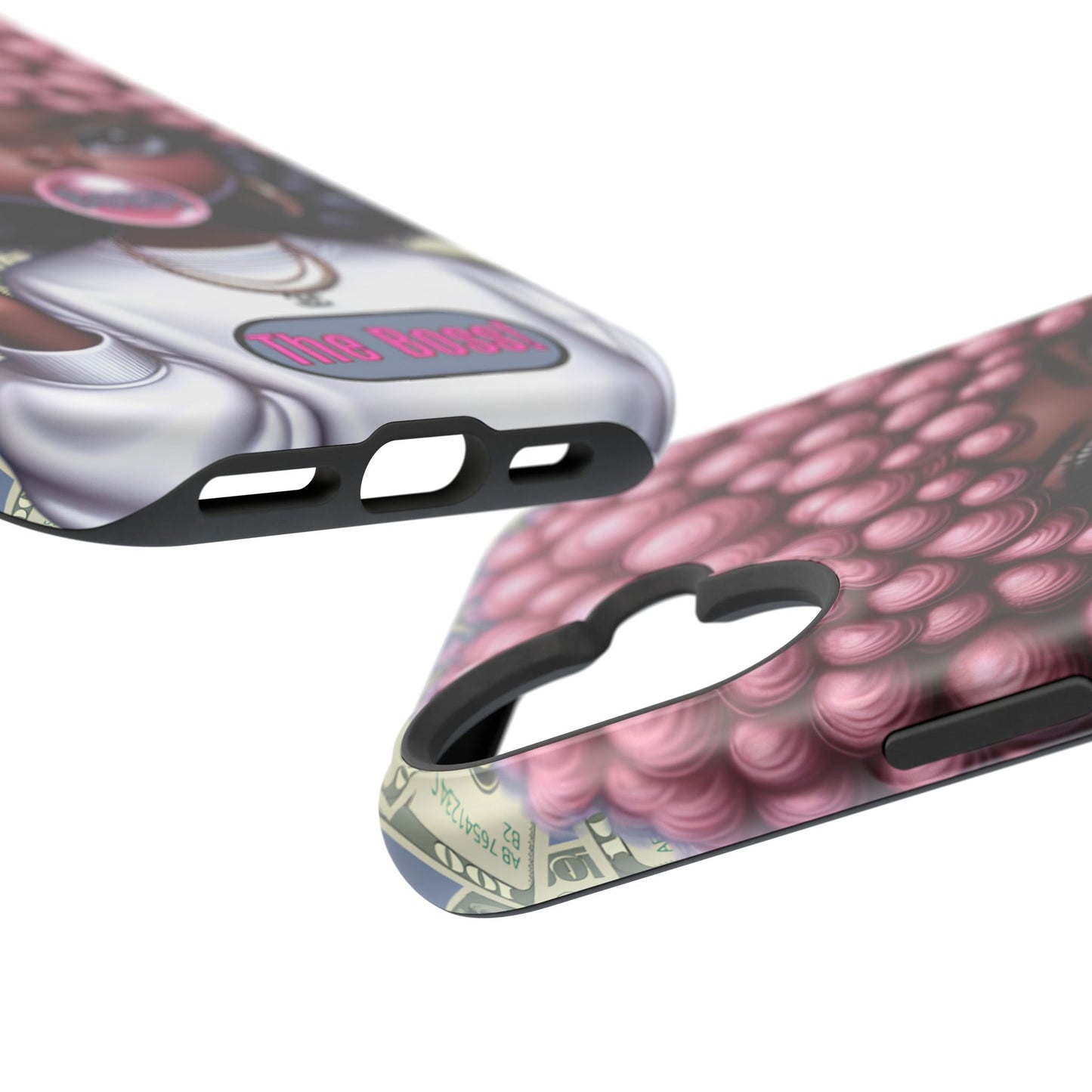 Bossy Girl Magnetic Phone Case, Unique Phone Cover, Chic Tech Accessory, Stylish Gifts for Her, Empowering Phone Case