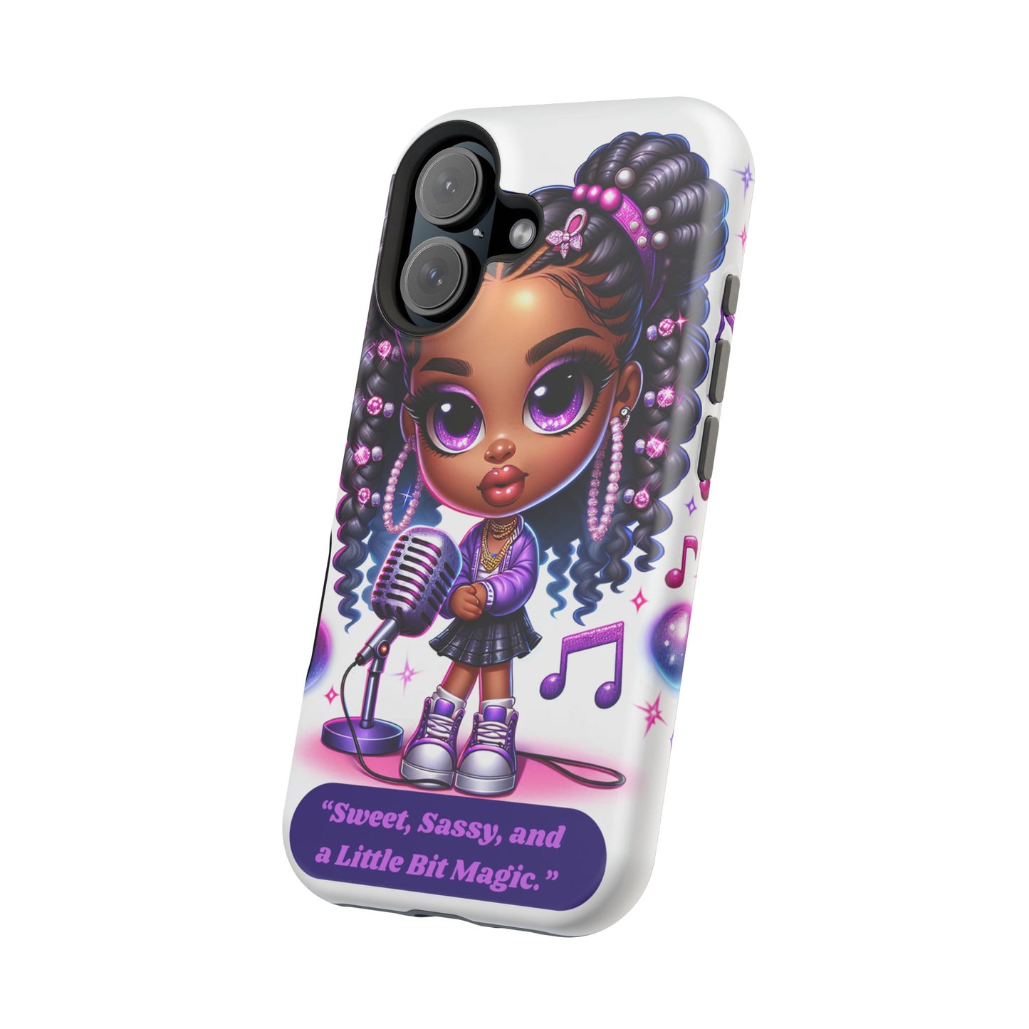 Sweet Sassy Magic Magnetic Tough Case - Cute Phone Cover for Teen Girls