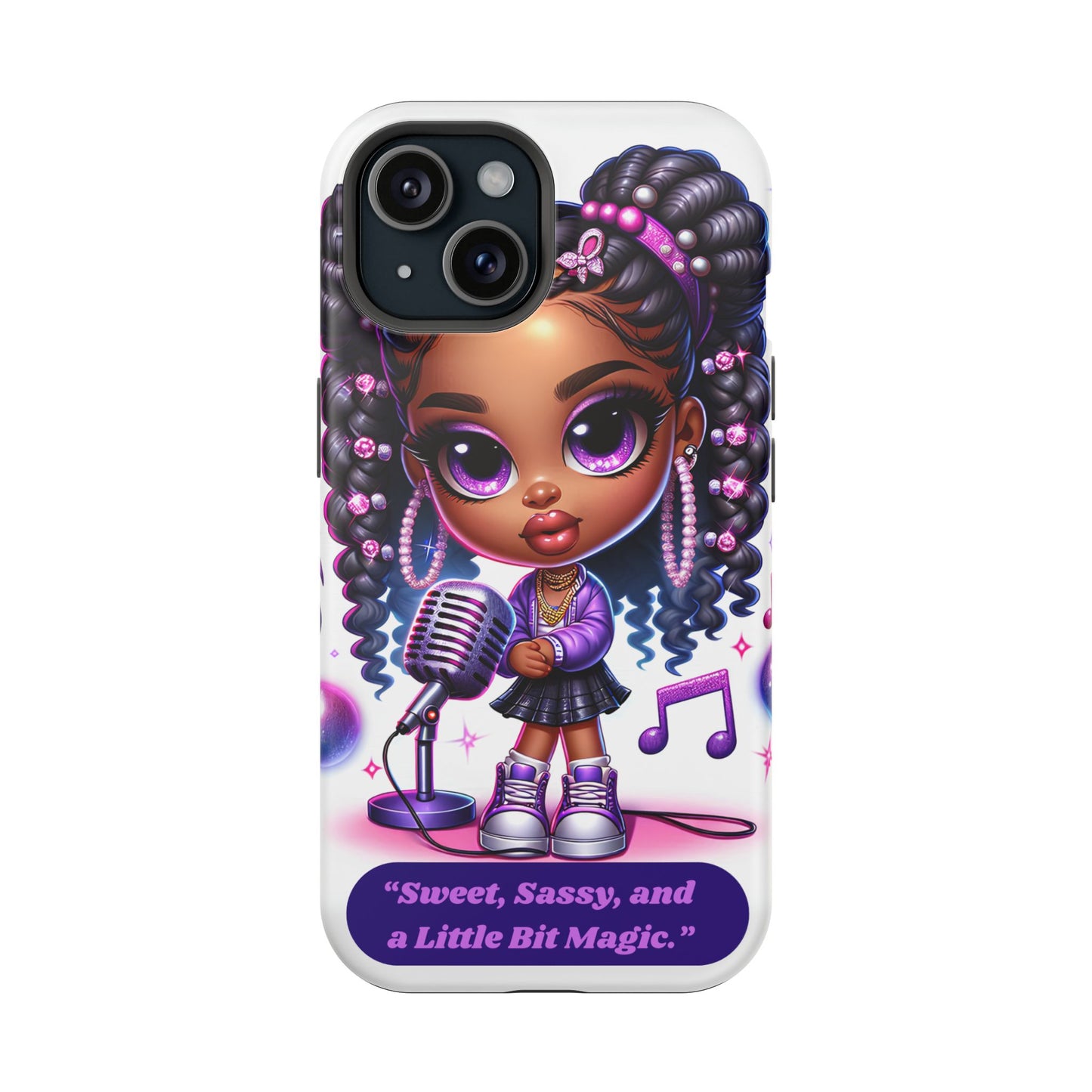 Sweet Sassy Magic Magnetic Tough Case - Cute Phone Cover for Teen Girls