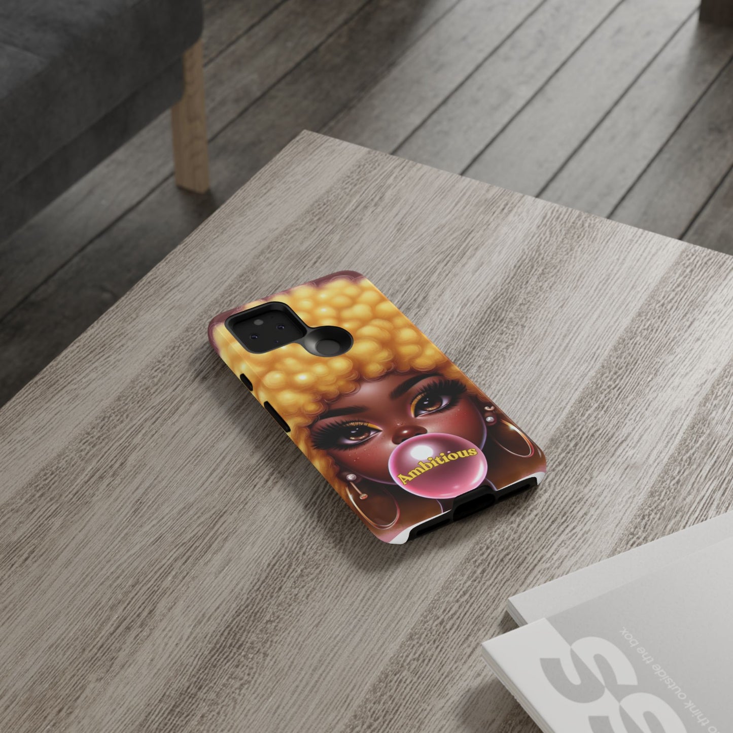 Ambitious Afro bubblegum iPhone Case - Tough Cases for Bold Expression