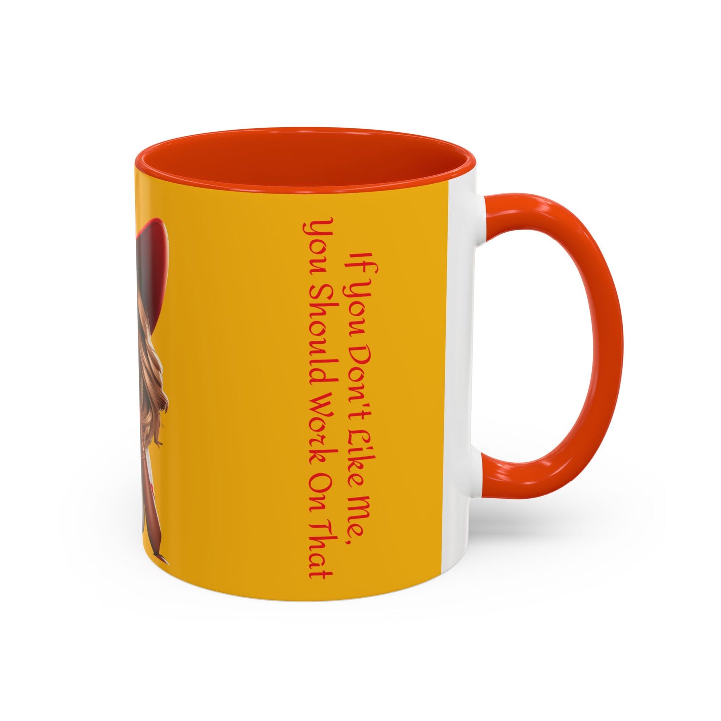 Bold Statement Mug, Coffee Cup for Confident Individuals, Gift for Friends, Inspirational Tea Mug, Black Handle, Fun Kitchen Decor