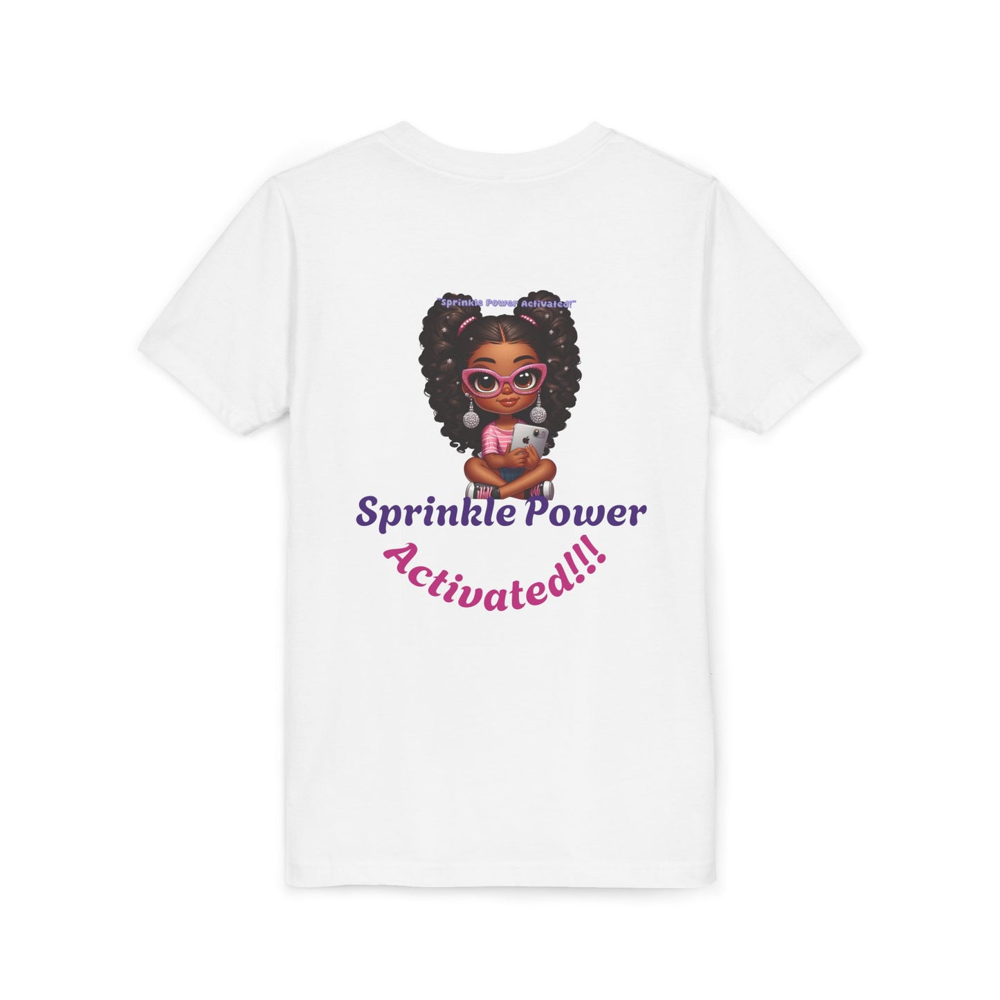 Cute Kids' Tee - 'Sprinkle Power Activated!' Graphic T-Shirt