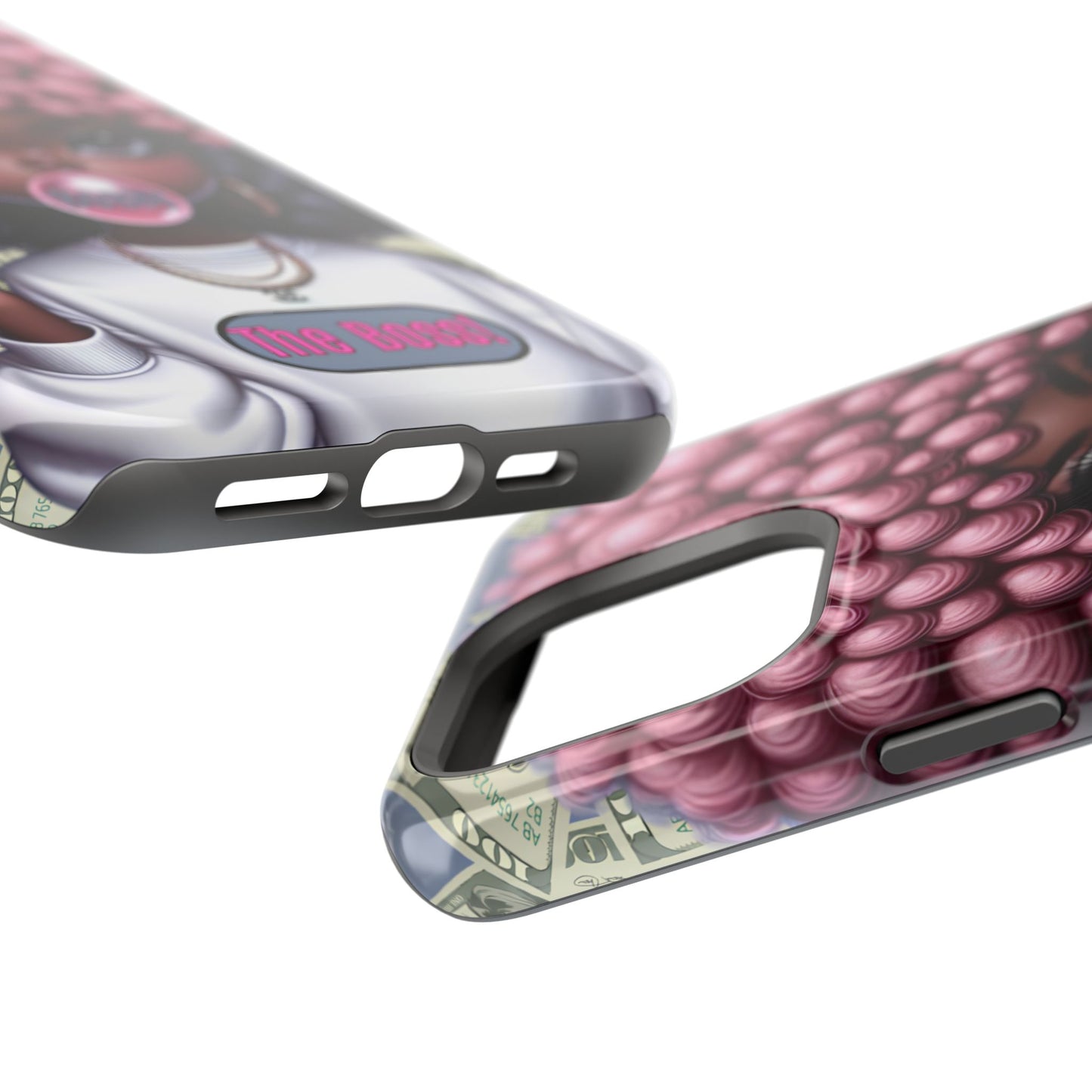 Bossy Girl Magnetic Phone Case, Unique Phone Cover, Chic Tech Accessory, Stylish Gifts for Her, Empowering Phone Case