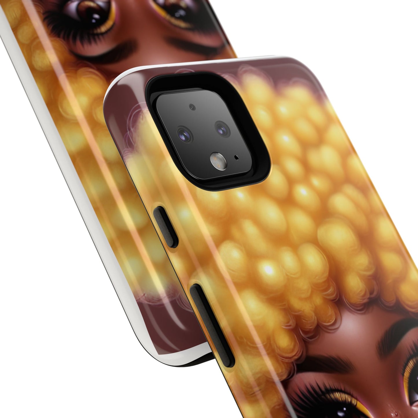 Ambitious Afro bubblegum iPhone Case - Tough Cases for Bold Expression