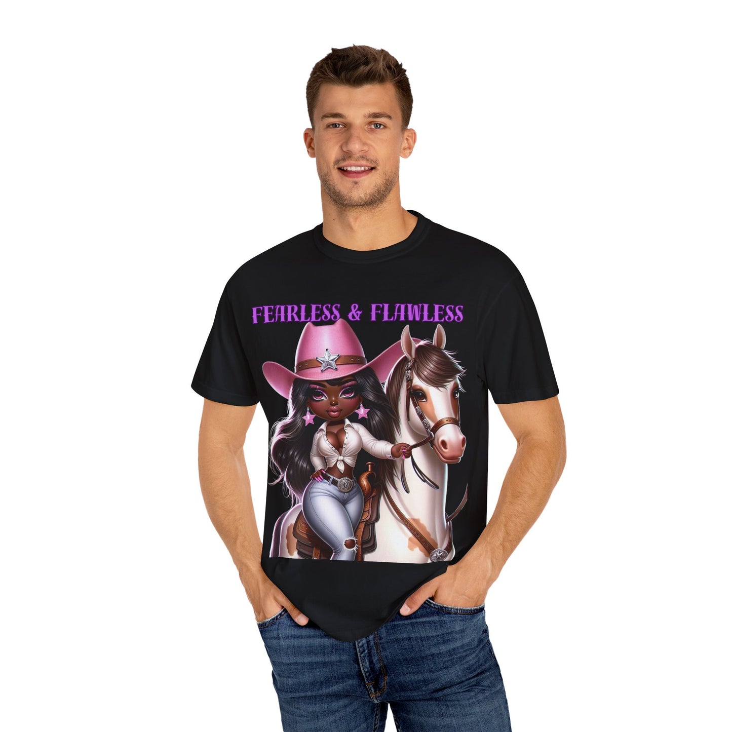 Fearless & Flawless Unisex T-shirt - Perfect for Cowgirl Enthusiasts