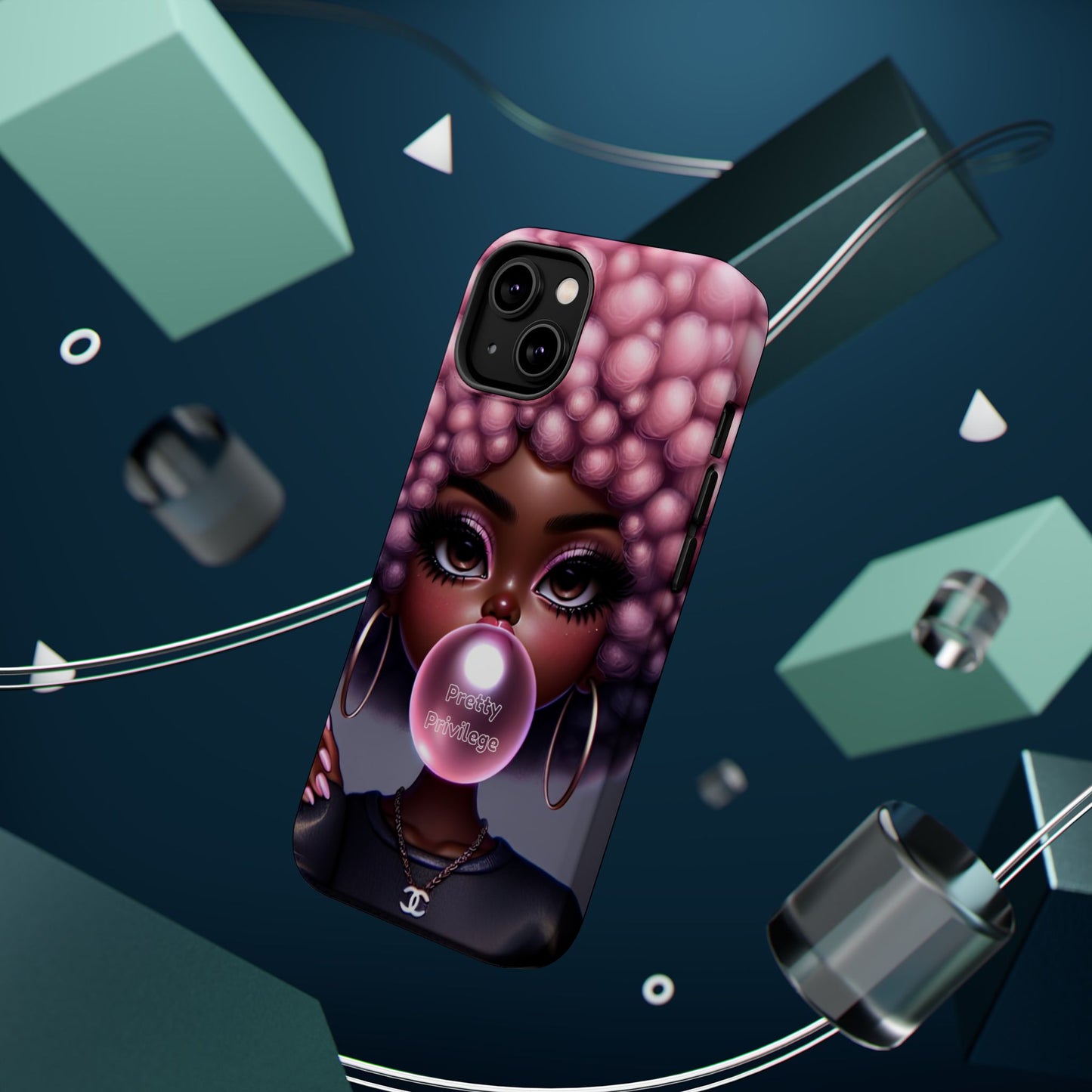 Vibrant Magnetic Tough Case - Pretty Privilege Design