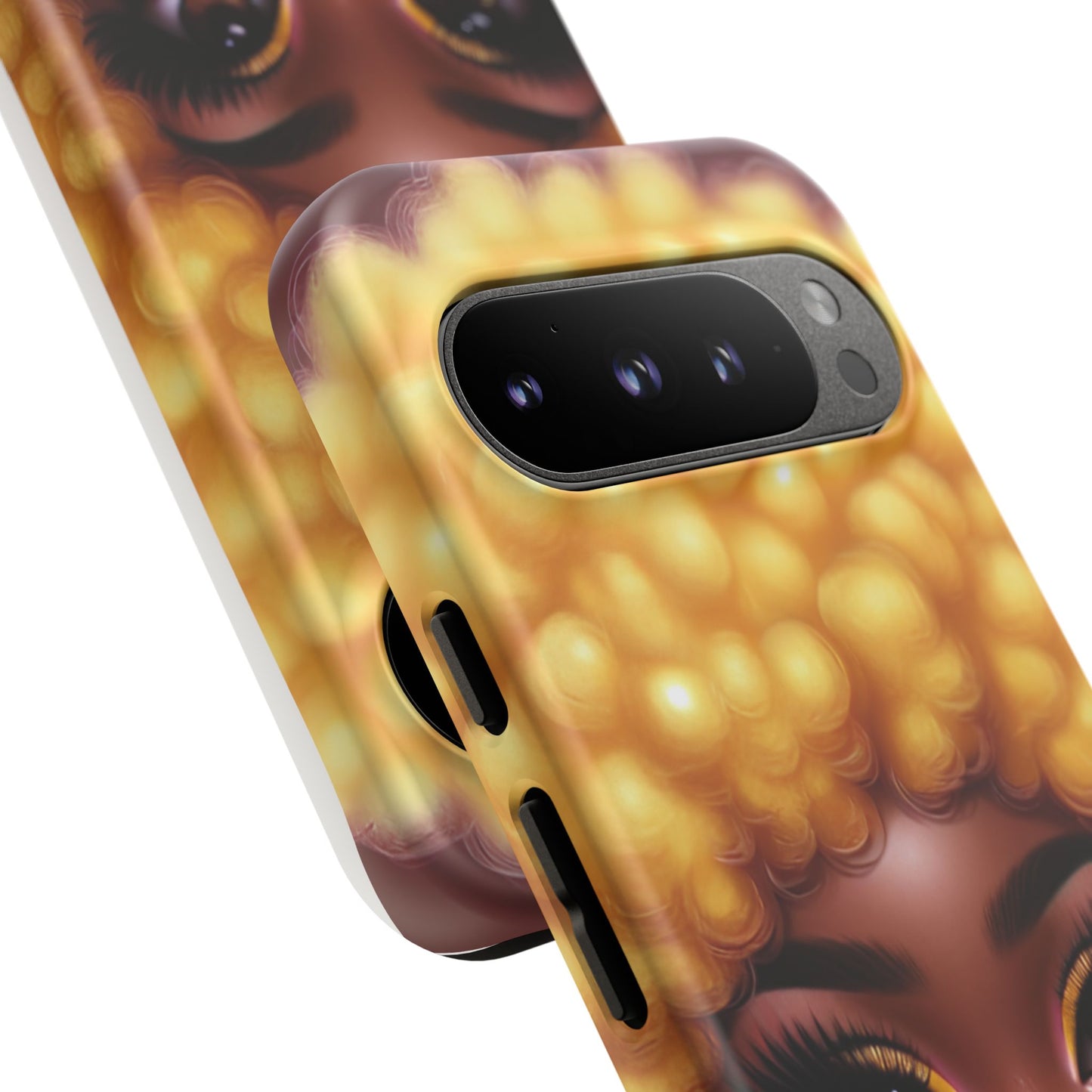 Ambitious Afro bubblegum iPhone Case - Tough Cases for Bold Expression