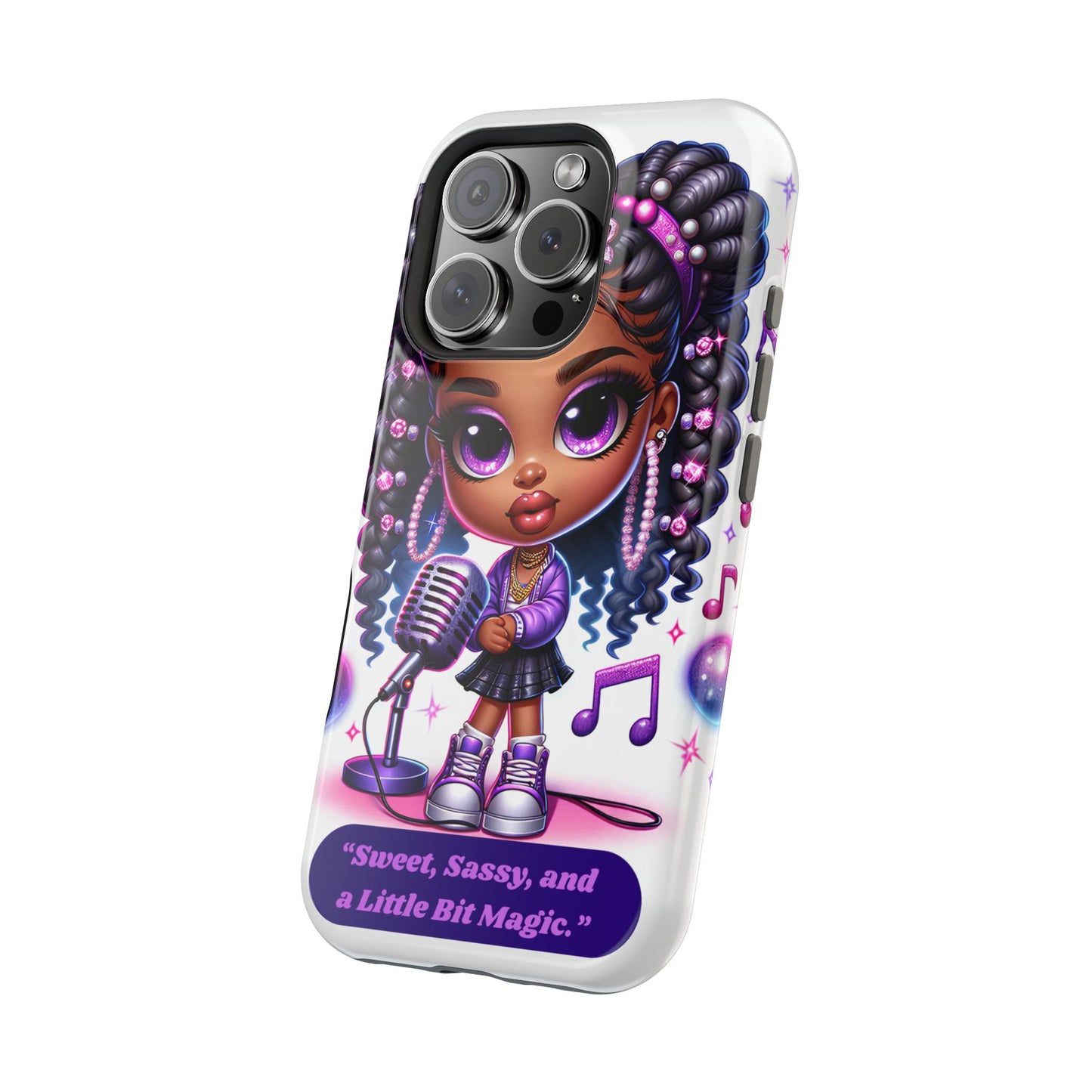 Sweet Sassy Magic Magnetic Tough Case - Cute Phone Cover for Teen Girls