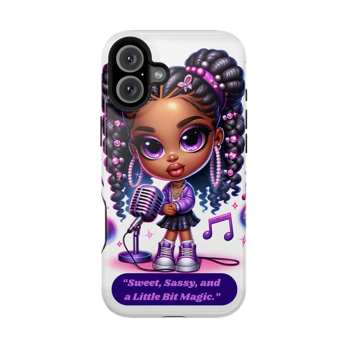 Sweet Sassy Magic Magnetic Tough Case - Cute Phone Cover for Teen Girls