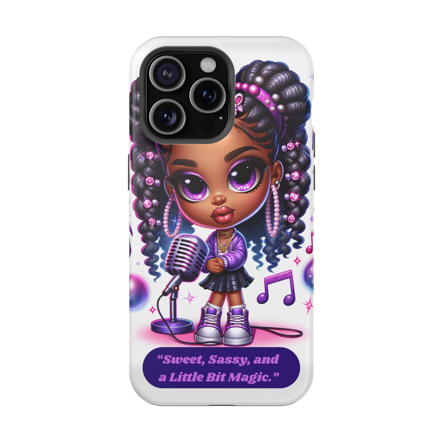 Sweet Sassy Magic Magnetic Tough Case - Cute Phone Cover for Teen Girls