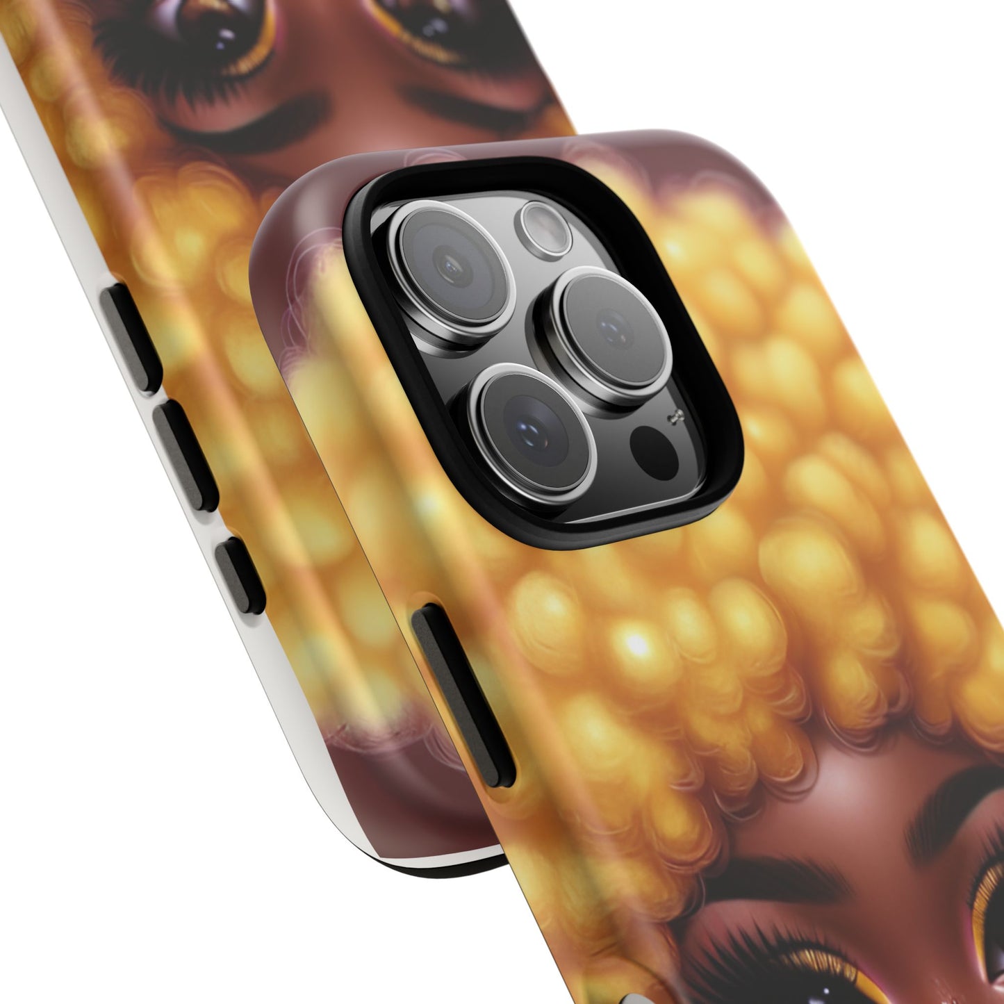 Ambitious Afro bubblegum iPhone Case - Tough Cases for Bold Expression