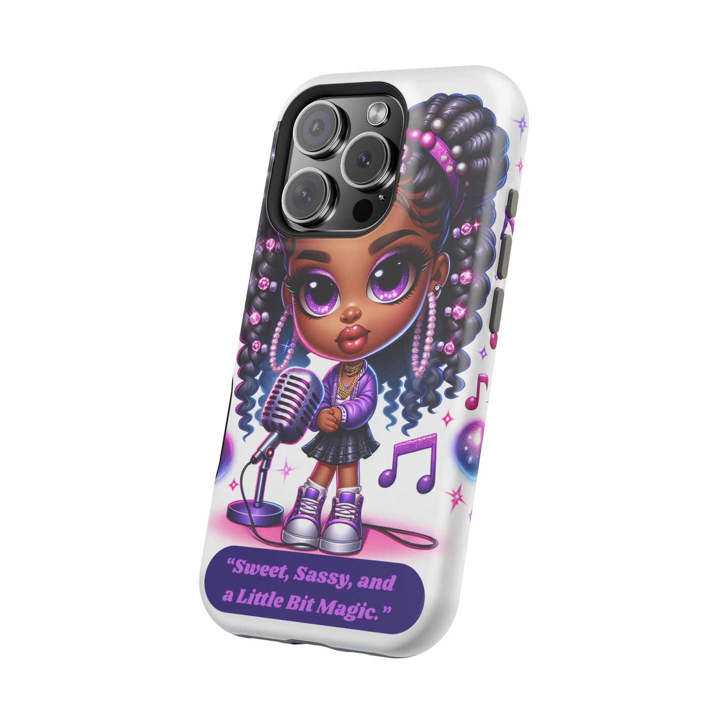 Sweet Sassy Magic Magnetic Tough Case - Cute Phone Cover for Teen Girls