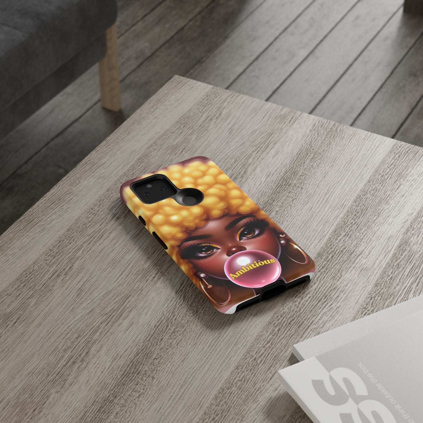 Ambitious Afro bubblegum iPhone Case - Tough Cases for Bold Expression