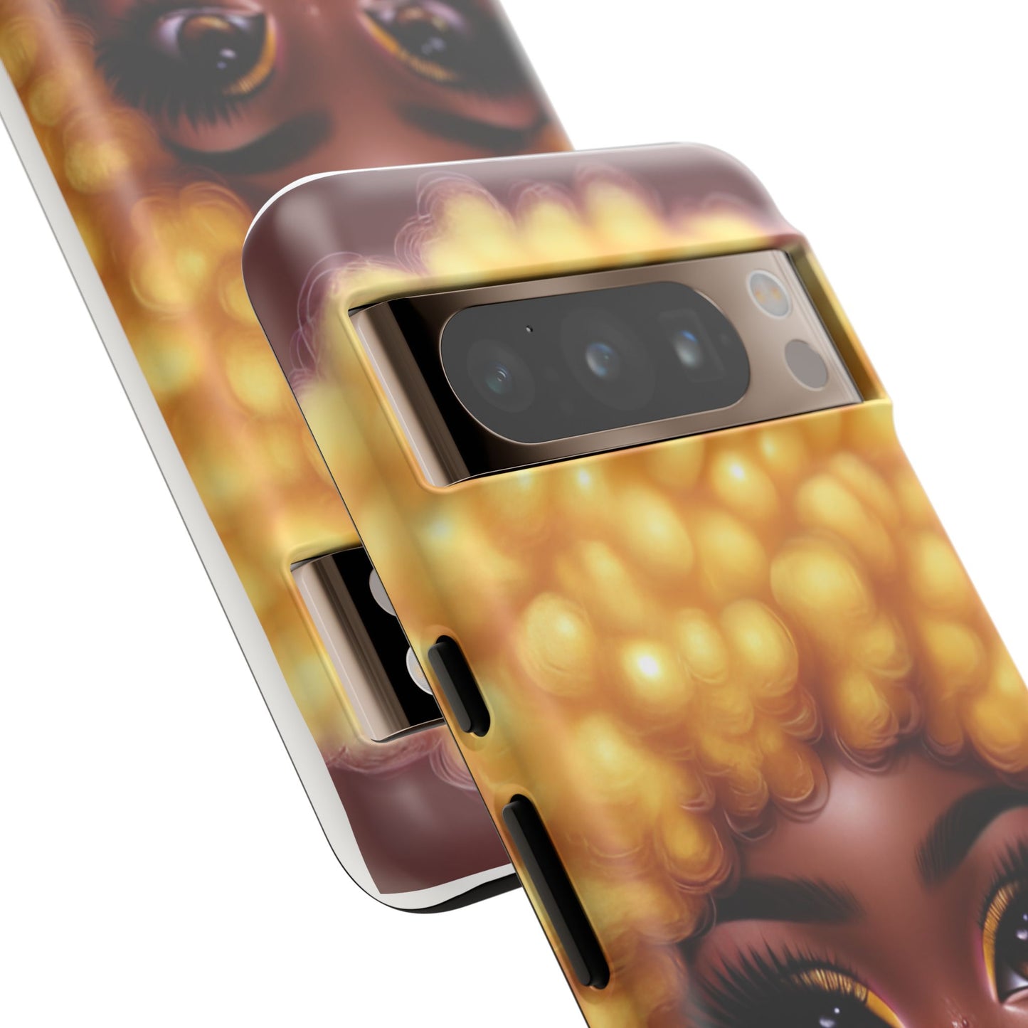Ambitious Afro bubblegum iPhone Case - Tough Cases for Bold Expression