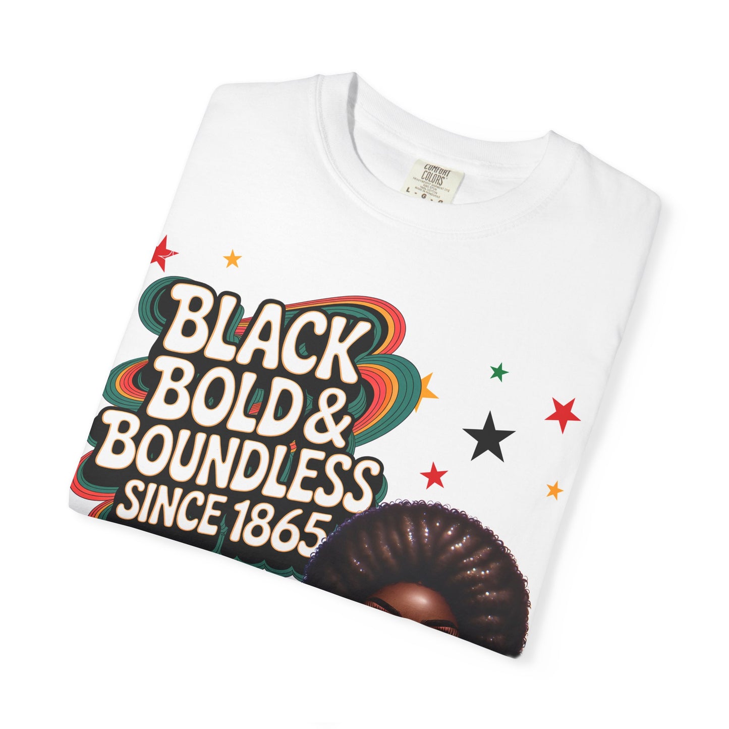 Black Bold & Boundless T-shirt - Celebrate Identity, Unisex Apparel, Casual Wear, Gift for Friends, Trendy Fashion