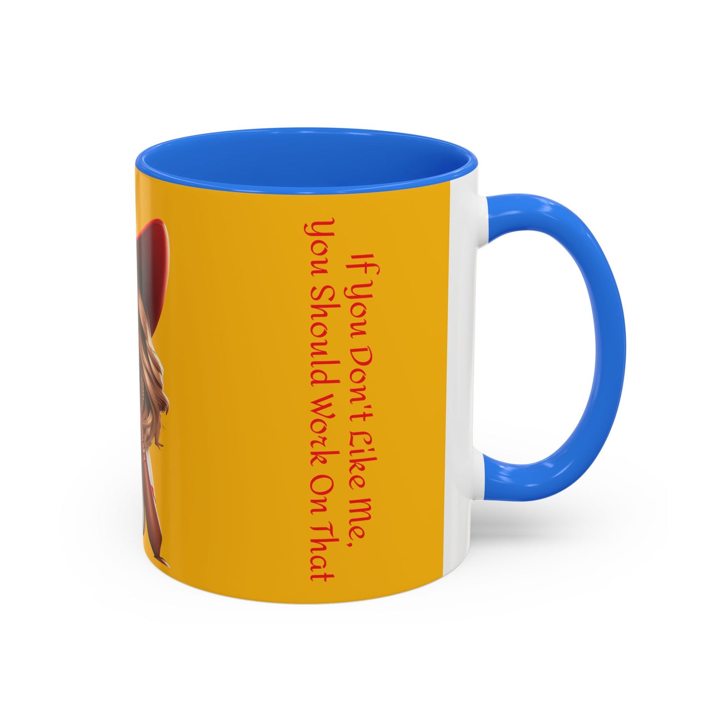 Bold Statement Mug, Coffee Cup for Confident Individuals, Gift for Friends, Inspirational Tea Mug, Black Handle, Fun Kitchen Decor
