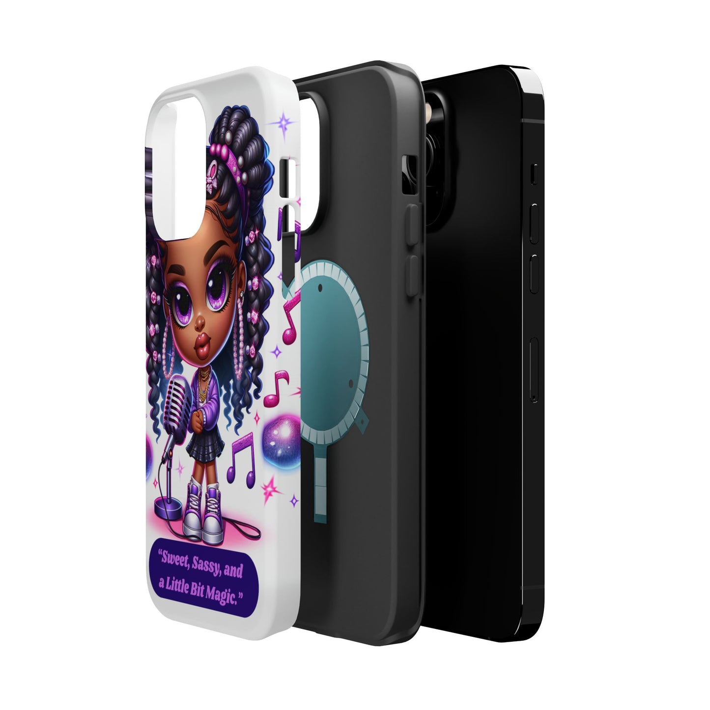 Sweet Sassy Magic Magnetic Tough Case - Cute Phone Cover for Teen Girls