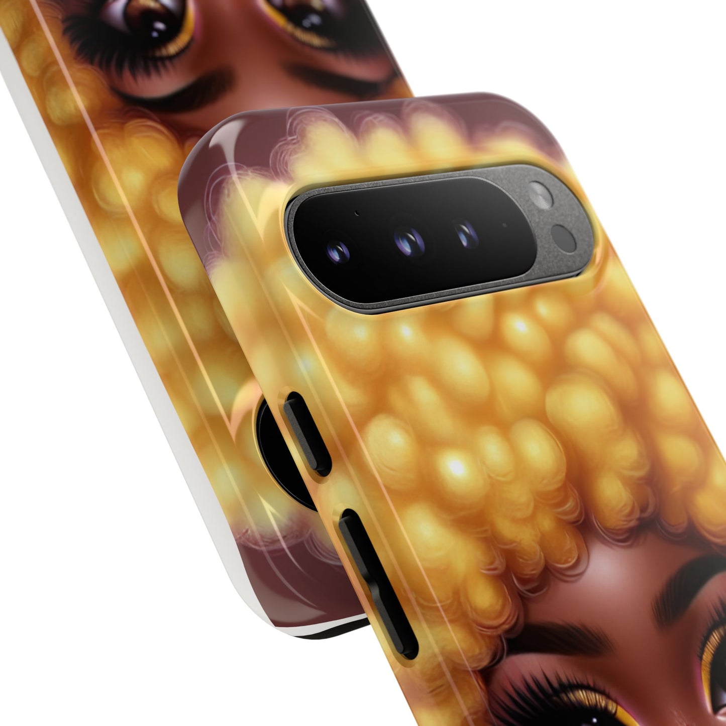 Ambitious Afro bubblegum iPhone Case - Tough Cases for Bold Expression
