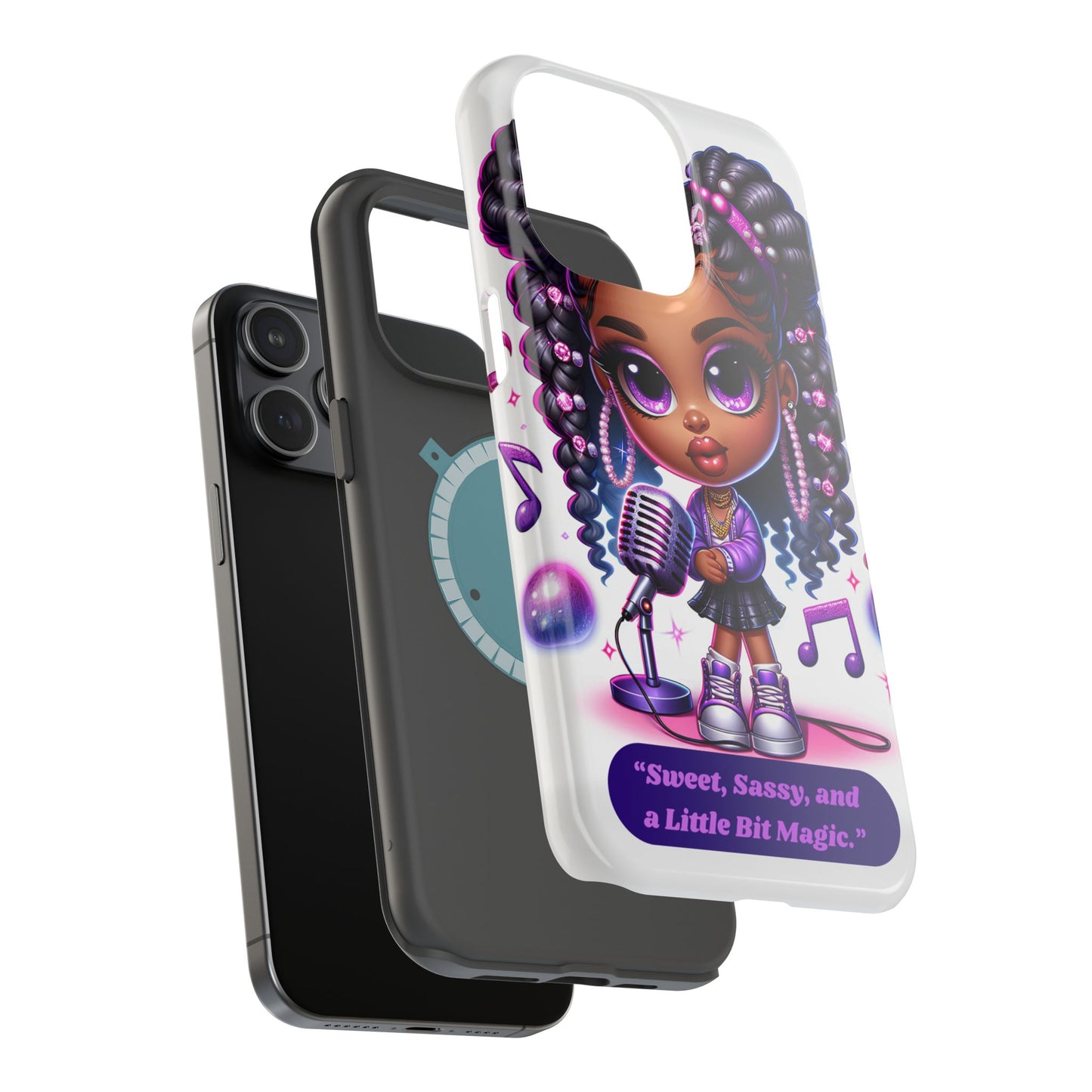 Sweet Sassy Magic Magnetic Tough Case - Cute Phone Cover for Teen Girls