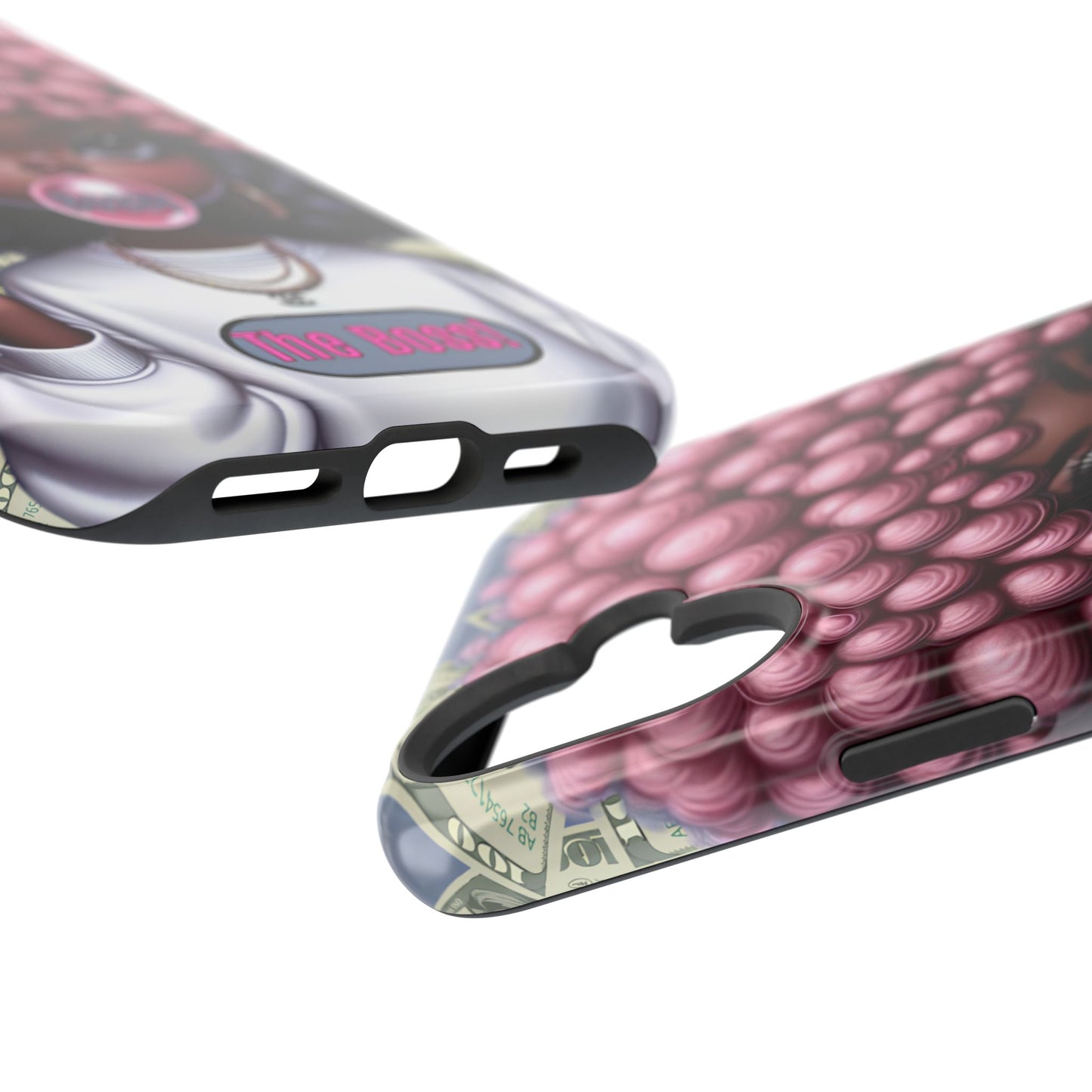 Bossy Girl Magnetic Phone Case, Unique Phone Cover, Chic Tech Accessory, Stylish Gifts for Her, Empowering Phone Case