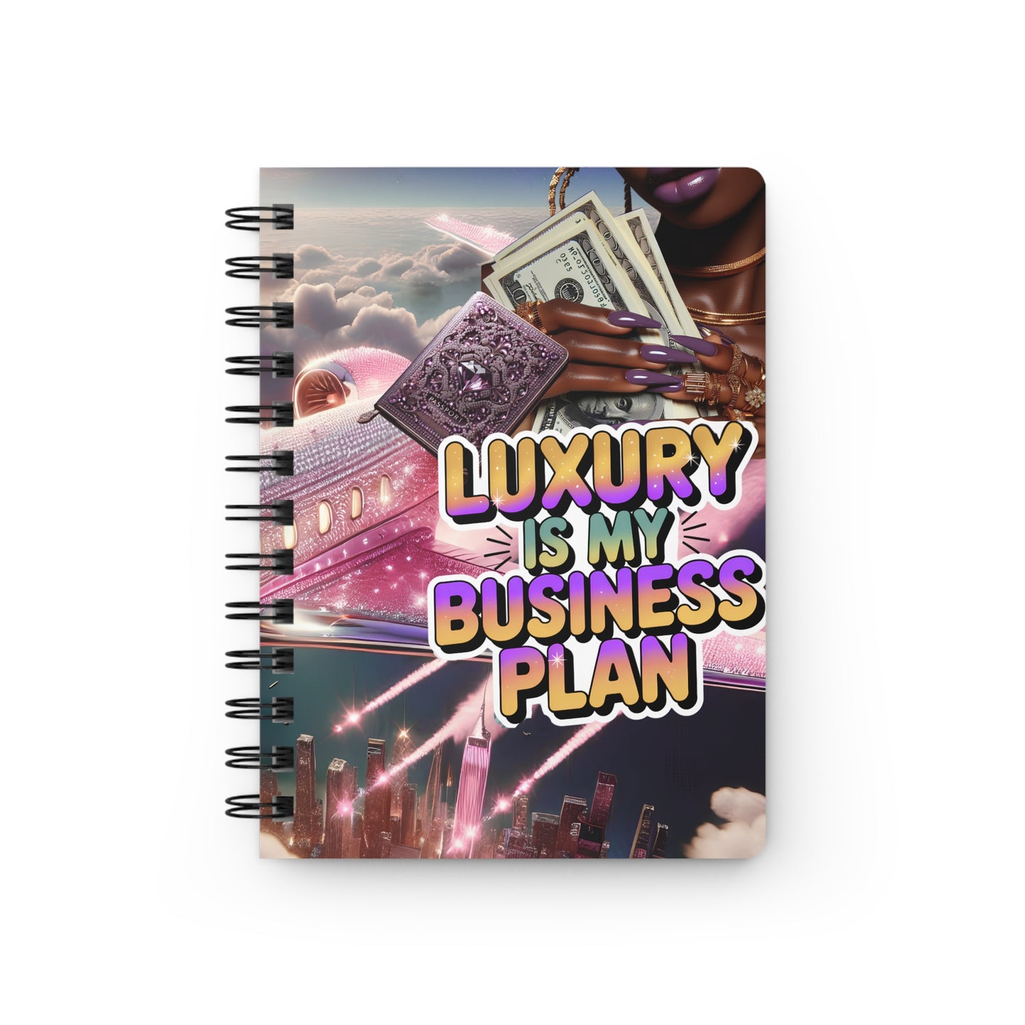 Luxury Business Plan Spiral Bound Journal - Creative Notebook, Planning Organizer, Gift for Entrepreneurs, Inspirational Journal, [...]