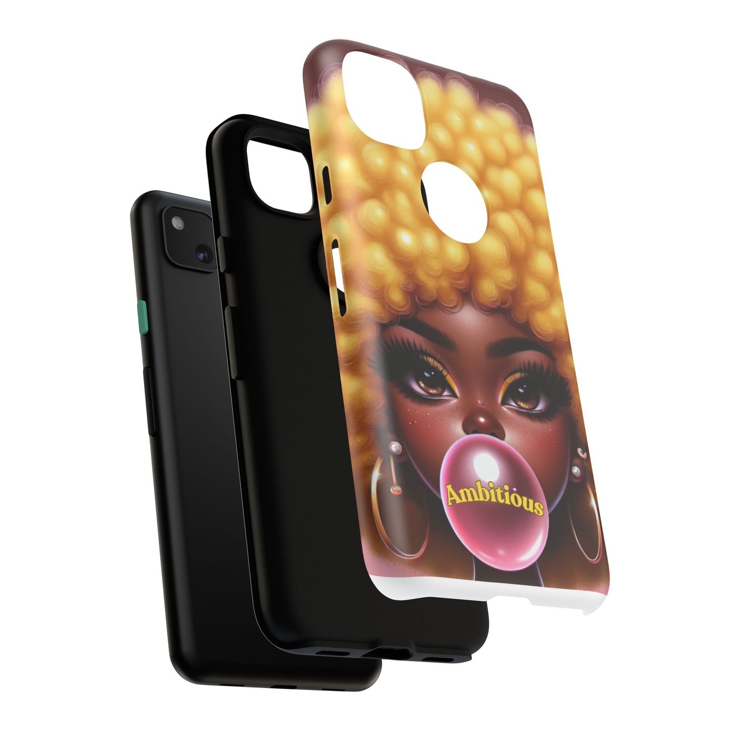 Ambitious Afro bubblegum iPhone Case - Tough Cases for Bold Expression