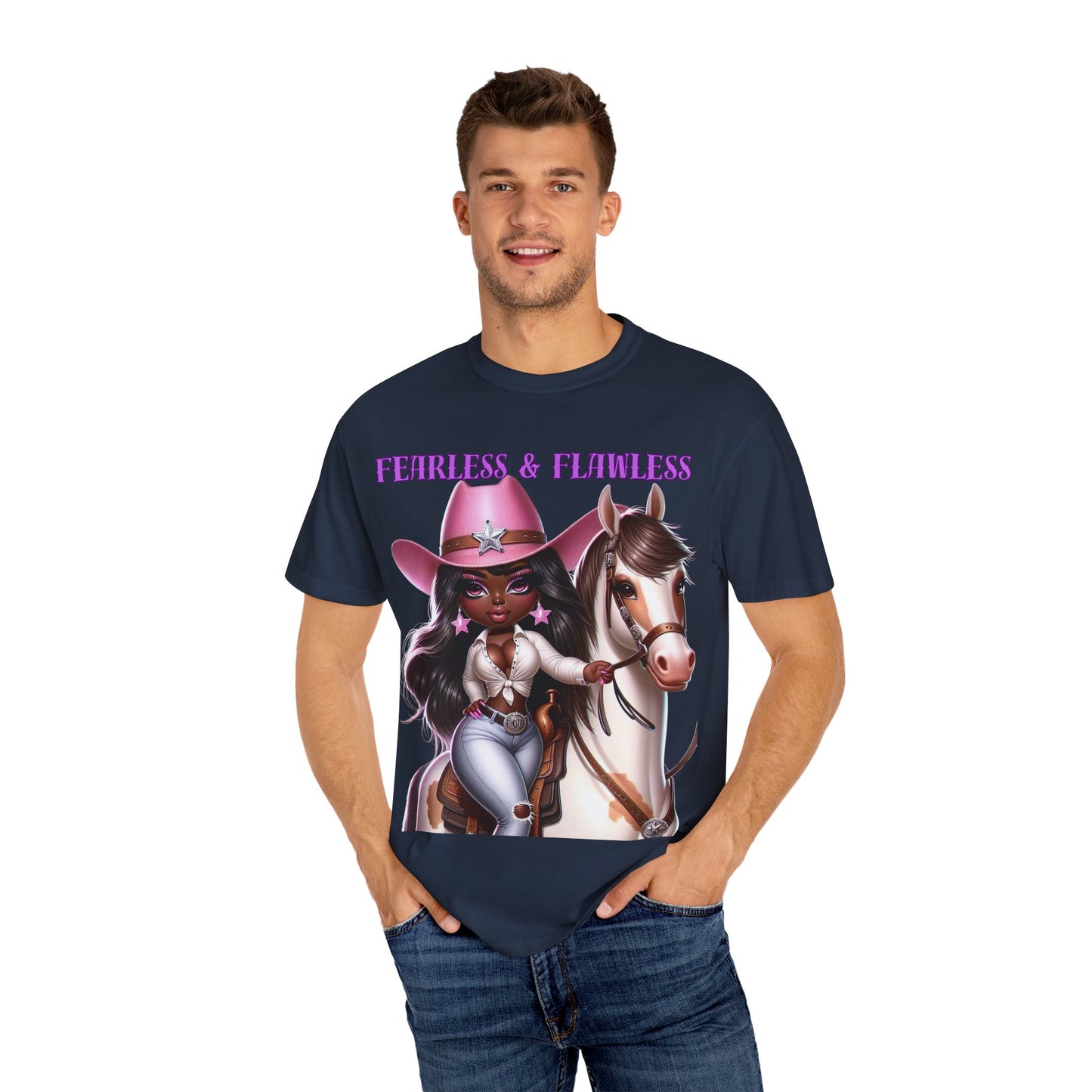 Fearless & Flawless Unisex T-shirt - Perfect for Cowgirl Enthusiasts