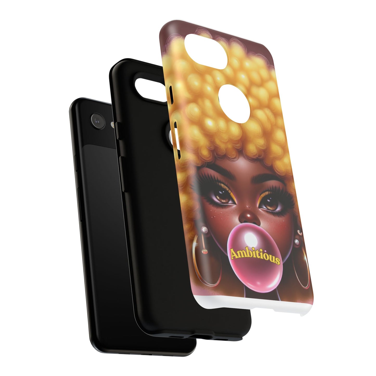 Ambitious Afro bubblegum iPhone Case - Tough Cases for Bold Expression