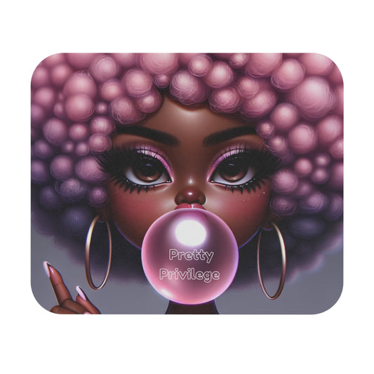 Pretty Privilege Mouse Pad - Inspirational Desk Decor for Creative Spaces