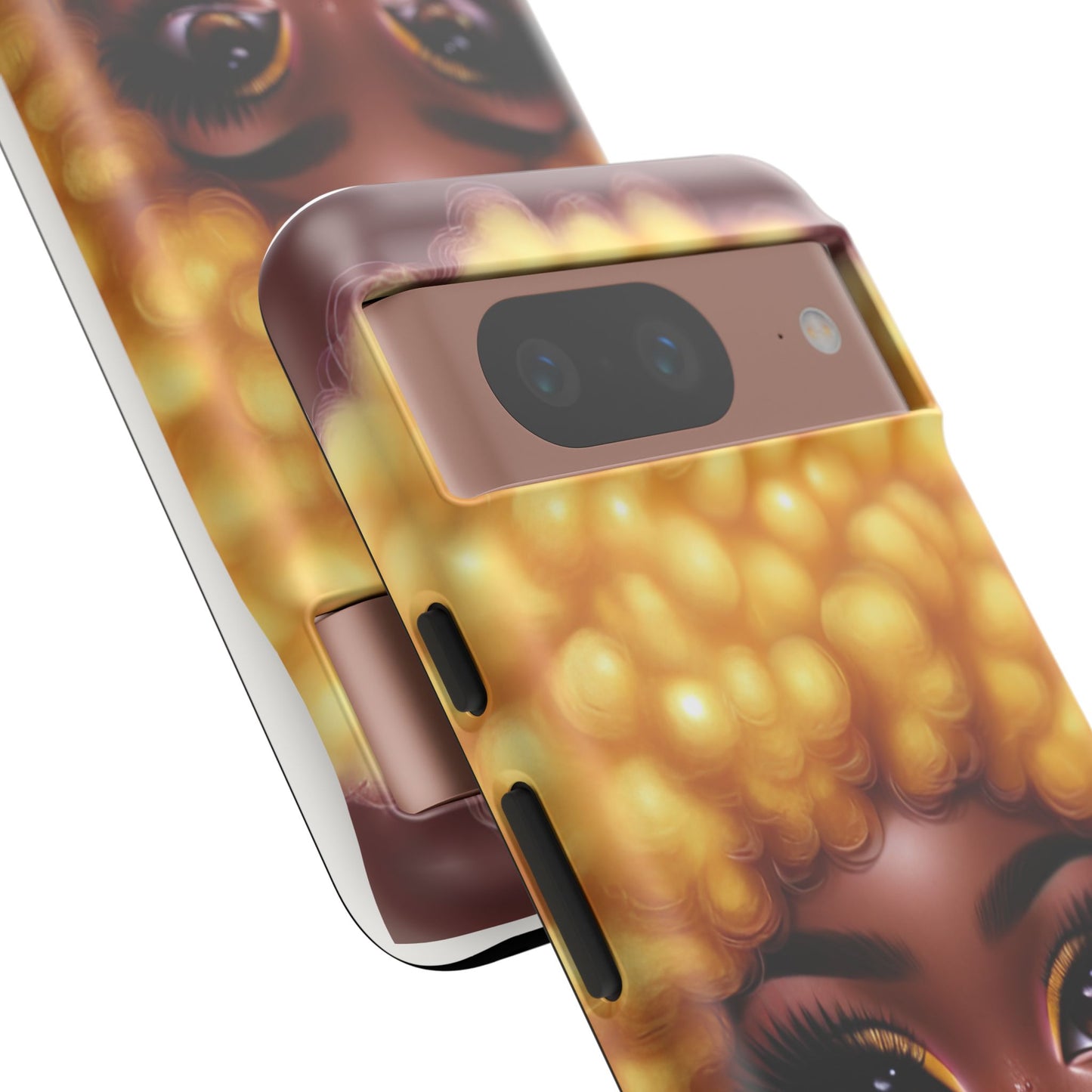 Ambitious Afro bubblegum iPhone Case - Tough Cases for Bold Expression