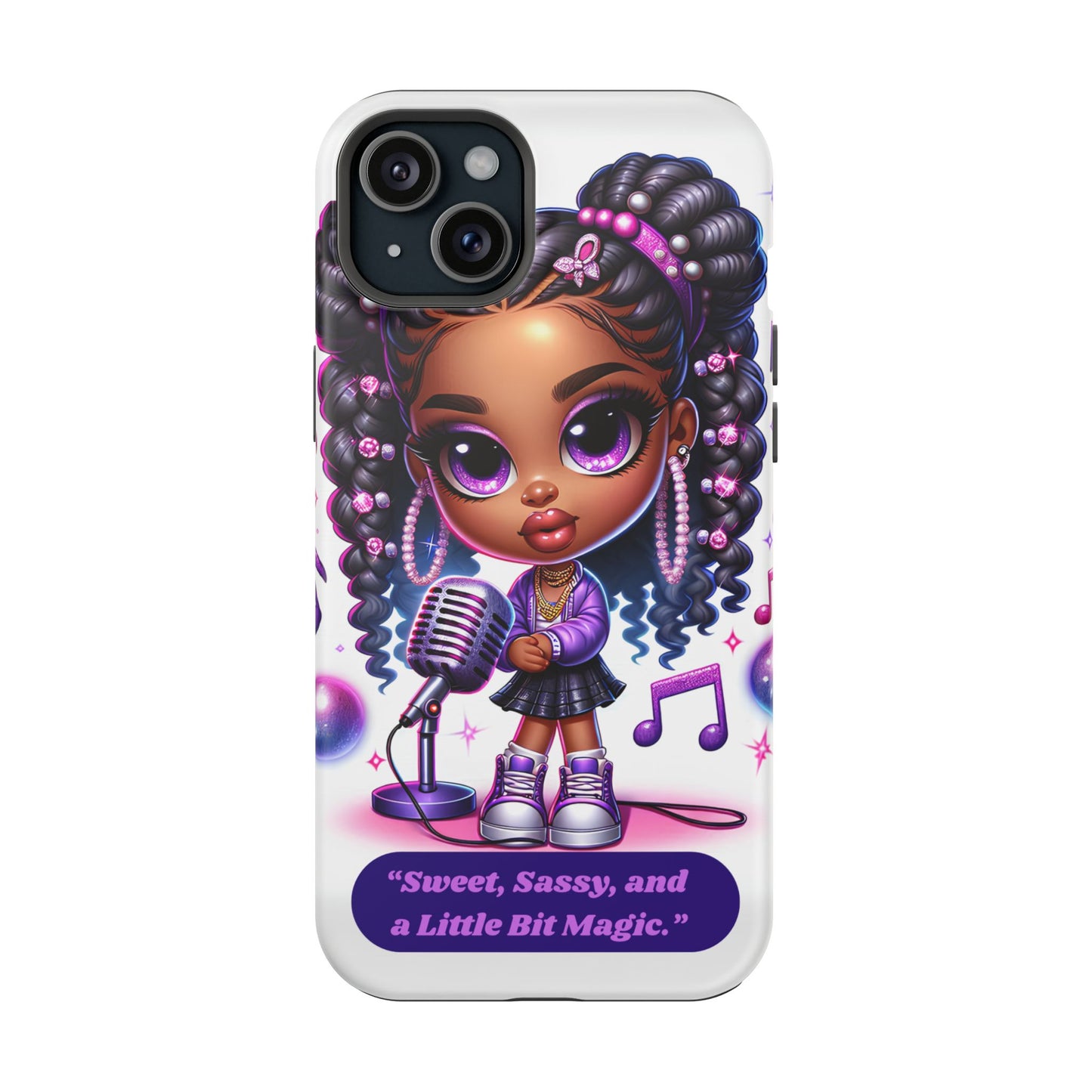 Sweet Sassy Magic Magnetic Tough Case - Cute Phone Cover for Teen Girls